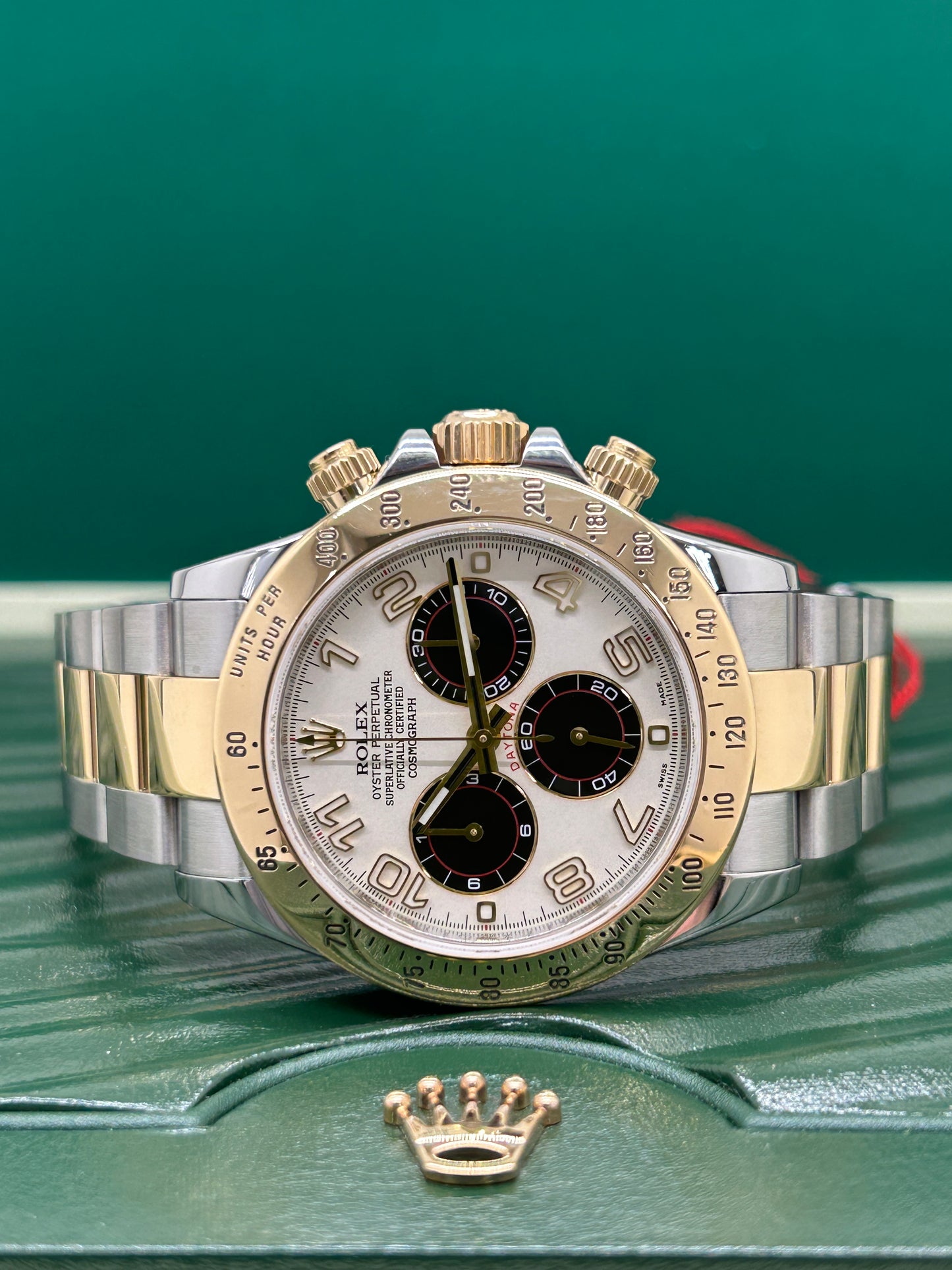 Rolex Daytona Racing Panda Dial - 18Kt Yellow Gold & Steel - Ref 116523 - Year 2011