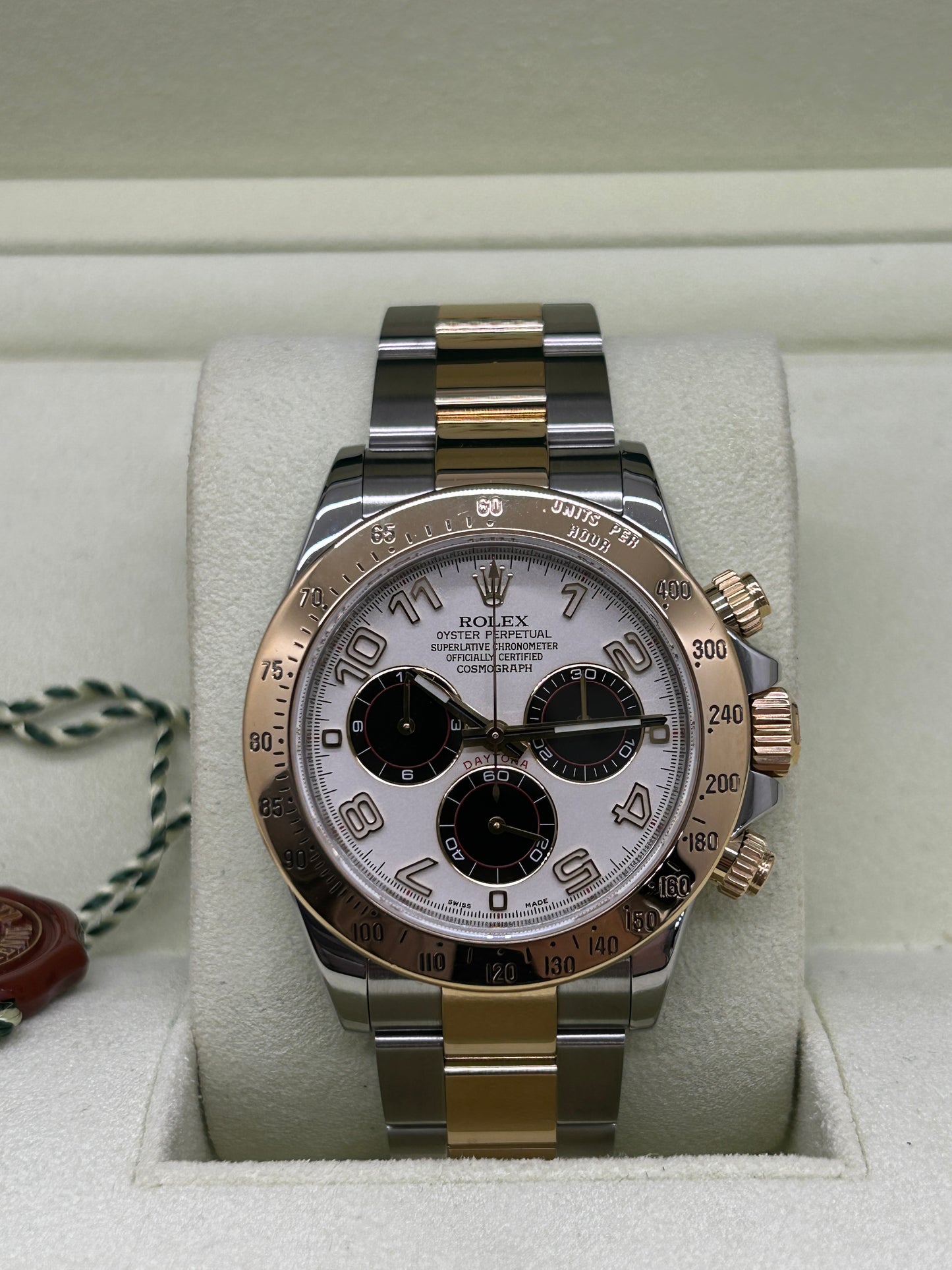 Rolex Daytona Racing Panda Dial - 18Kt Yellow Gold & Steel - Ref 116523 - Year 2011