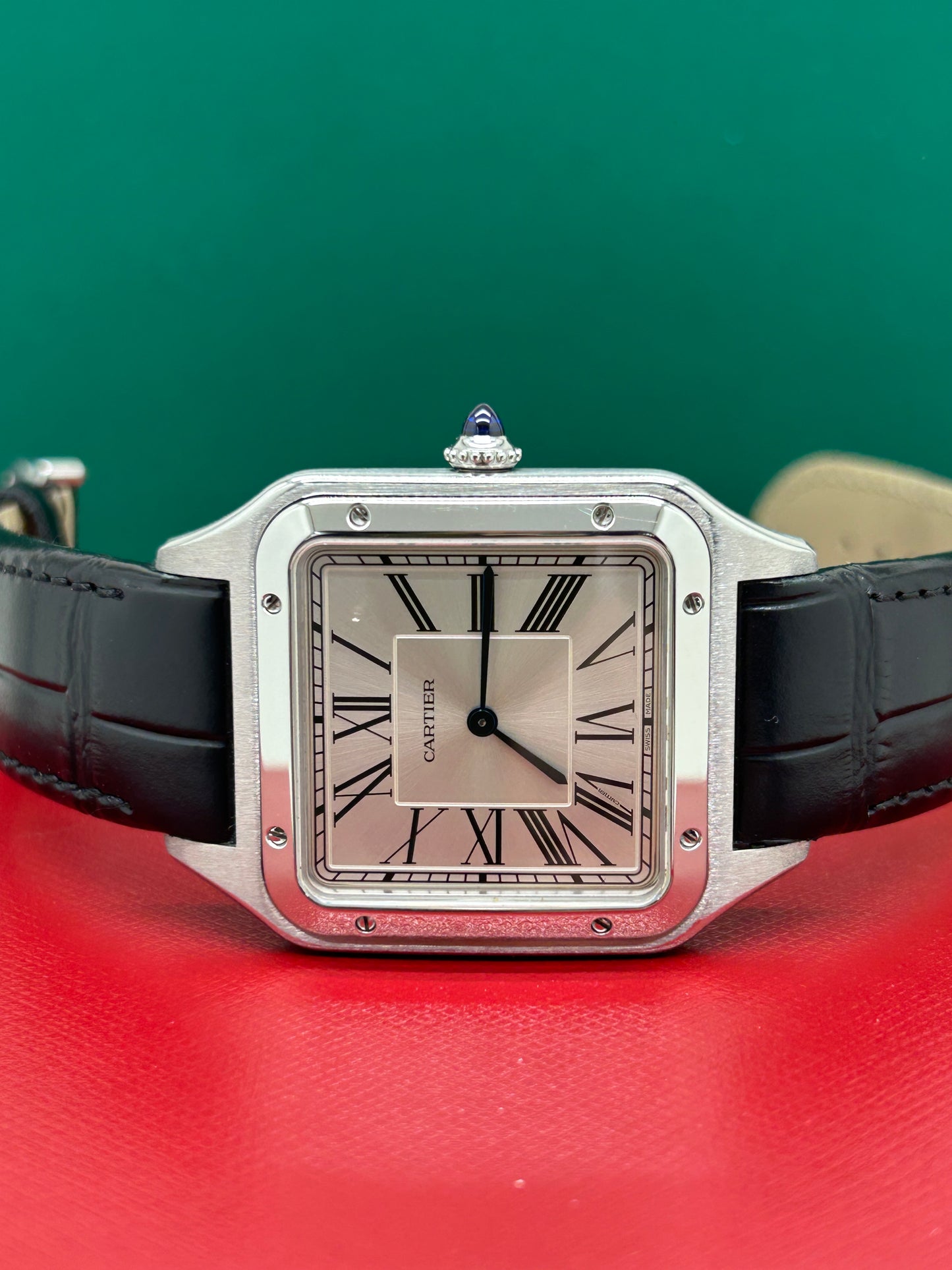 Cartier Santos-dumont Xl - Silver dial - Ref WSSA0032 - New 2022