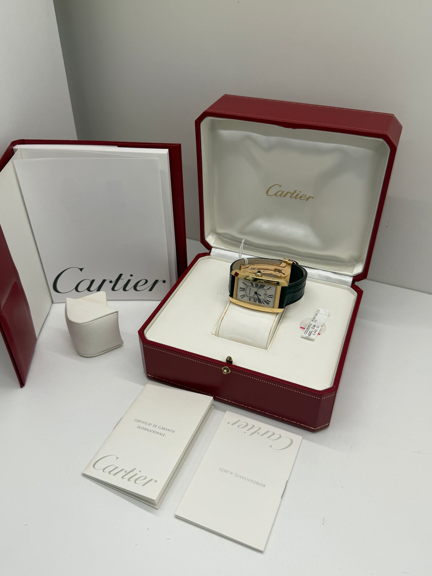 Cartier Tank Américaine Large Automatic - Yellow Gold Ref 1740 - Year 2000