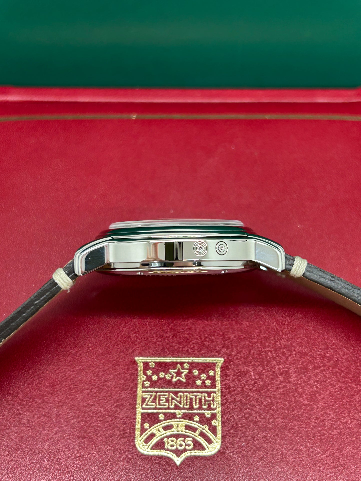 Zenith El Primero Chronomaster Moonphase - Silver Dial - Ref 01.0240.410 - Year 2001