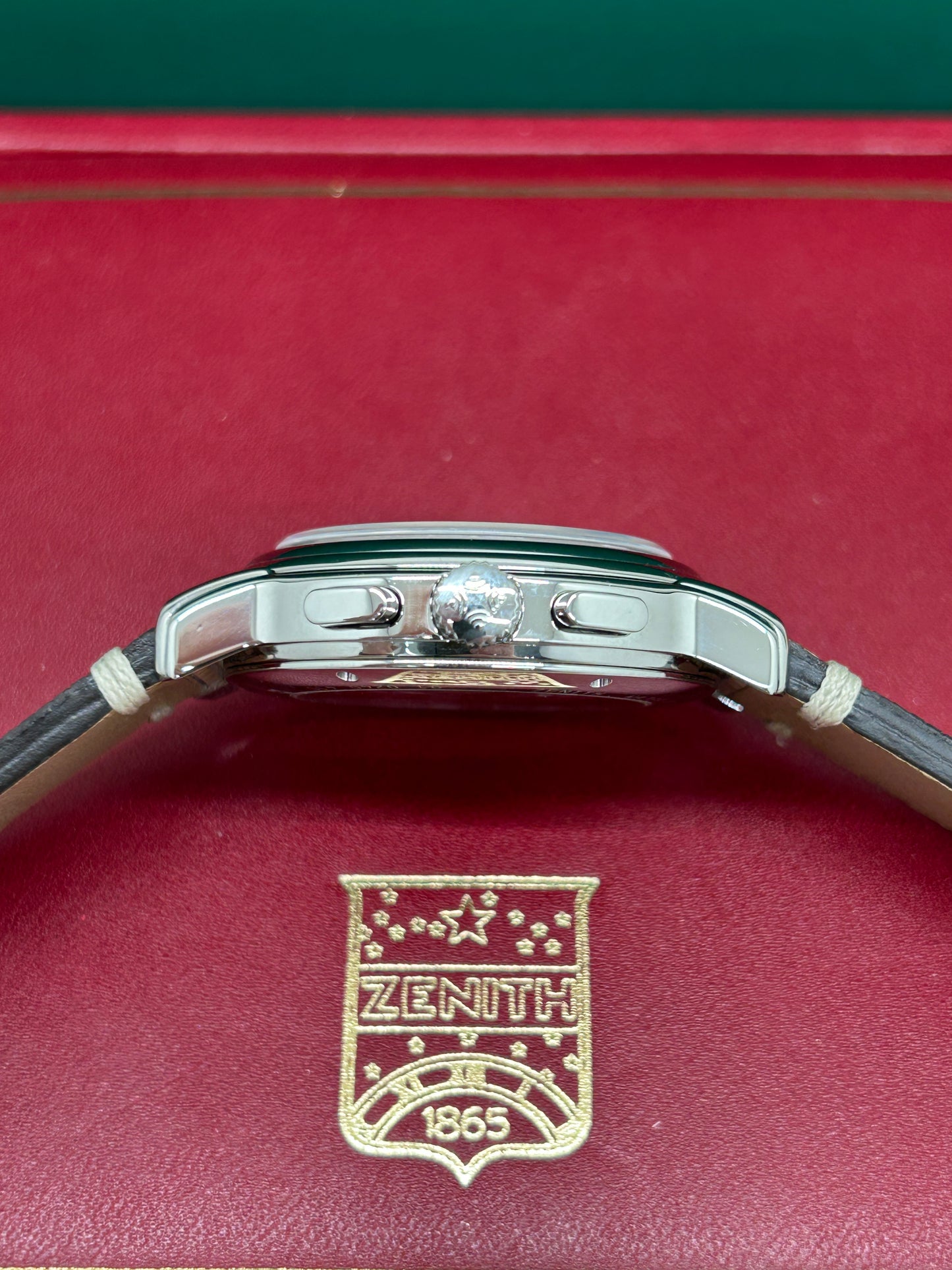 Zenith El Primero Chronomaster Moonphase - Silver Dial - Ref 01.0240.410 - Year 2001