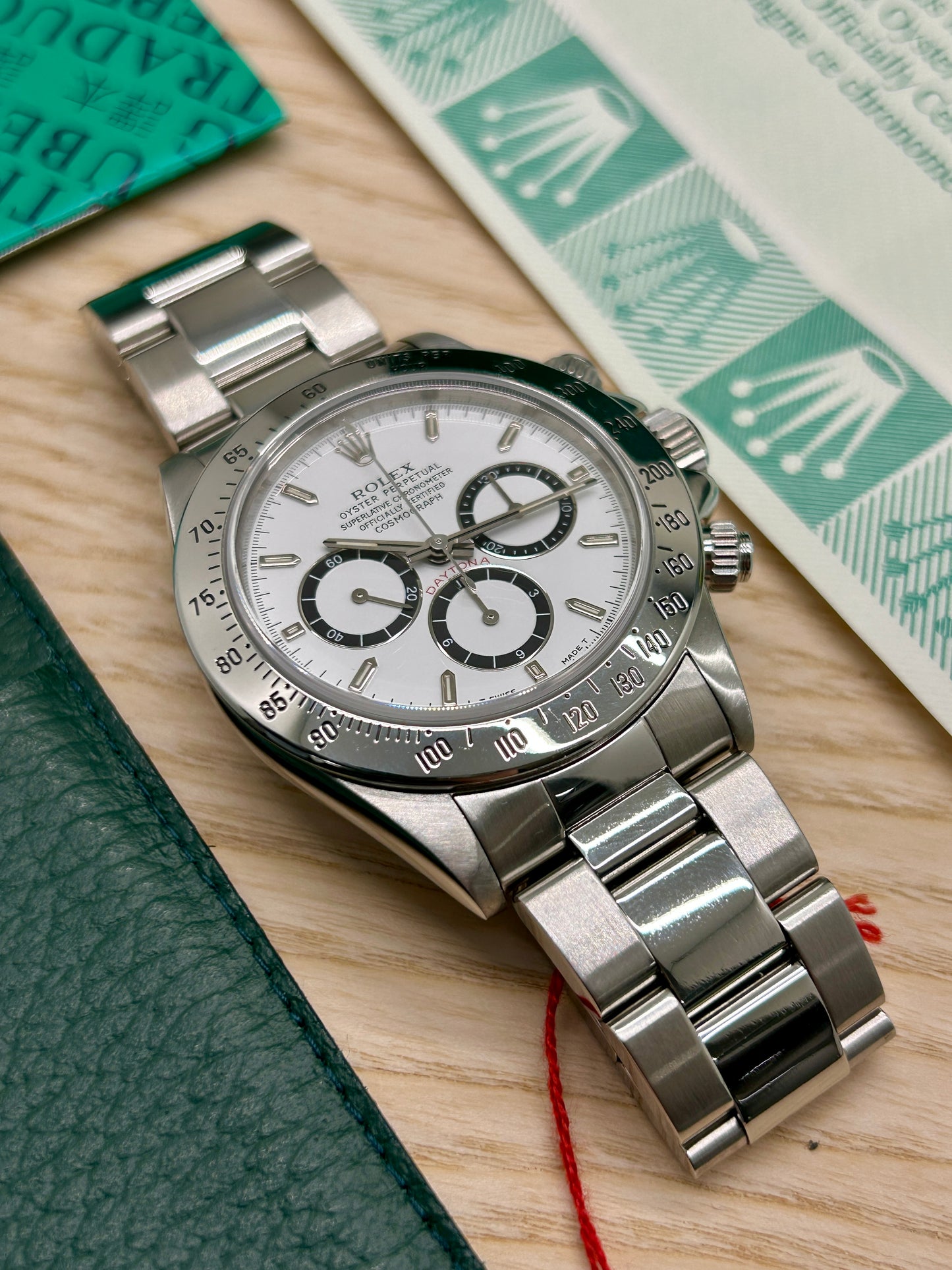 Rolex Daytona Zenith El Primero - White Dial - Ref 16520 - Year 1994