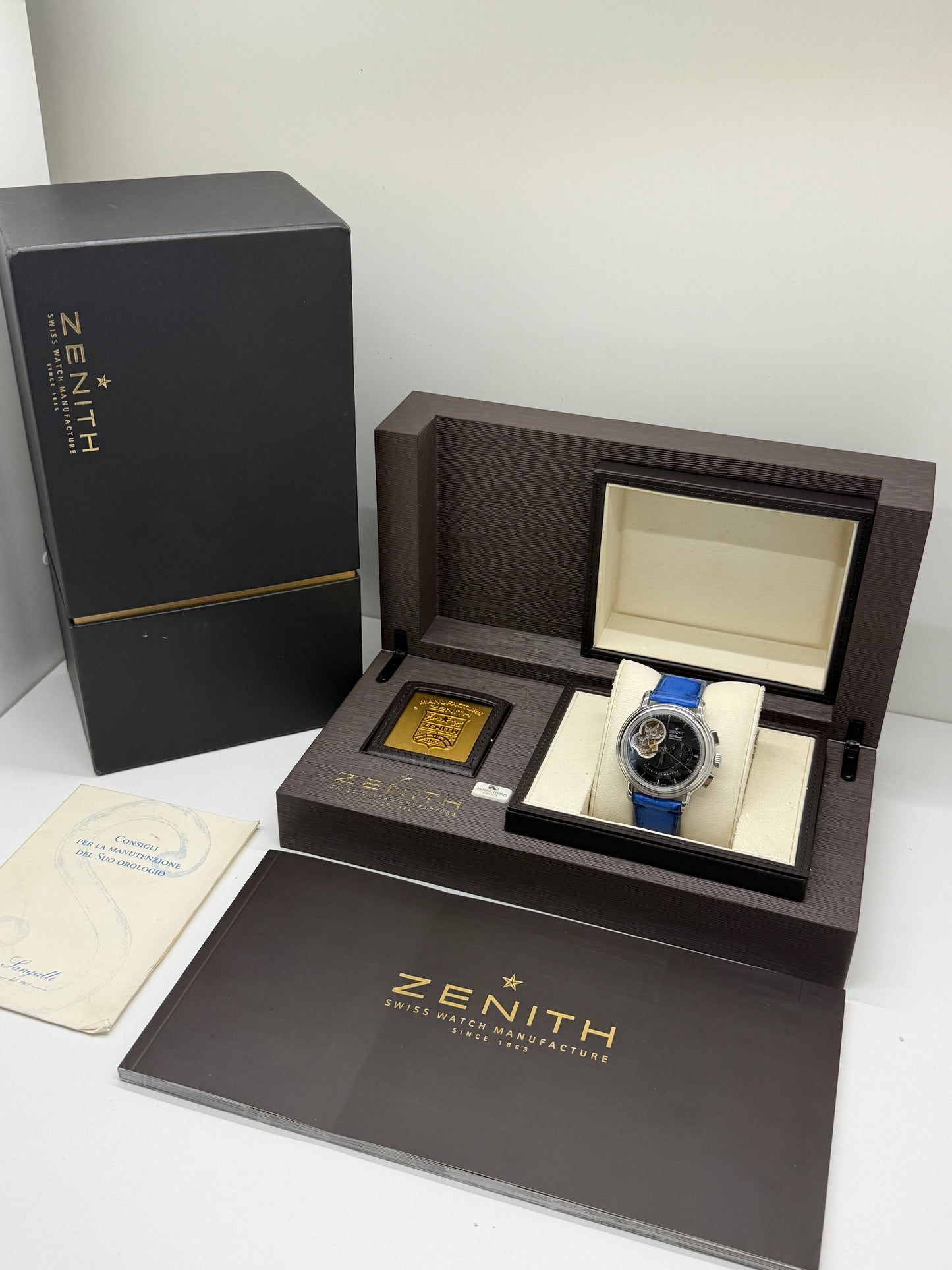 Zenith El Primero Chronomaster Open Heart 40mm - Black Dial Ref 03.0240.4021