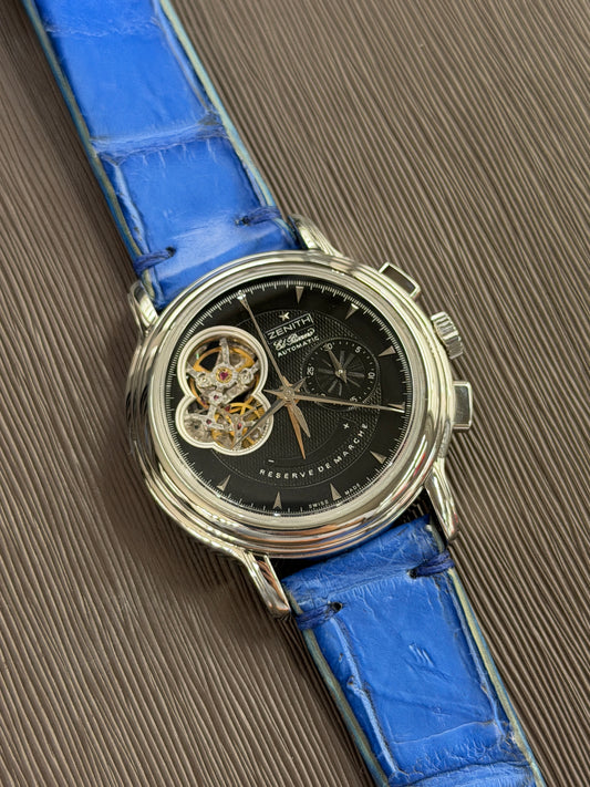 Zenith El Primero Chronomaster Open Heart 40mm - Black Dial Ref 03.0240.4021
