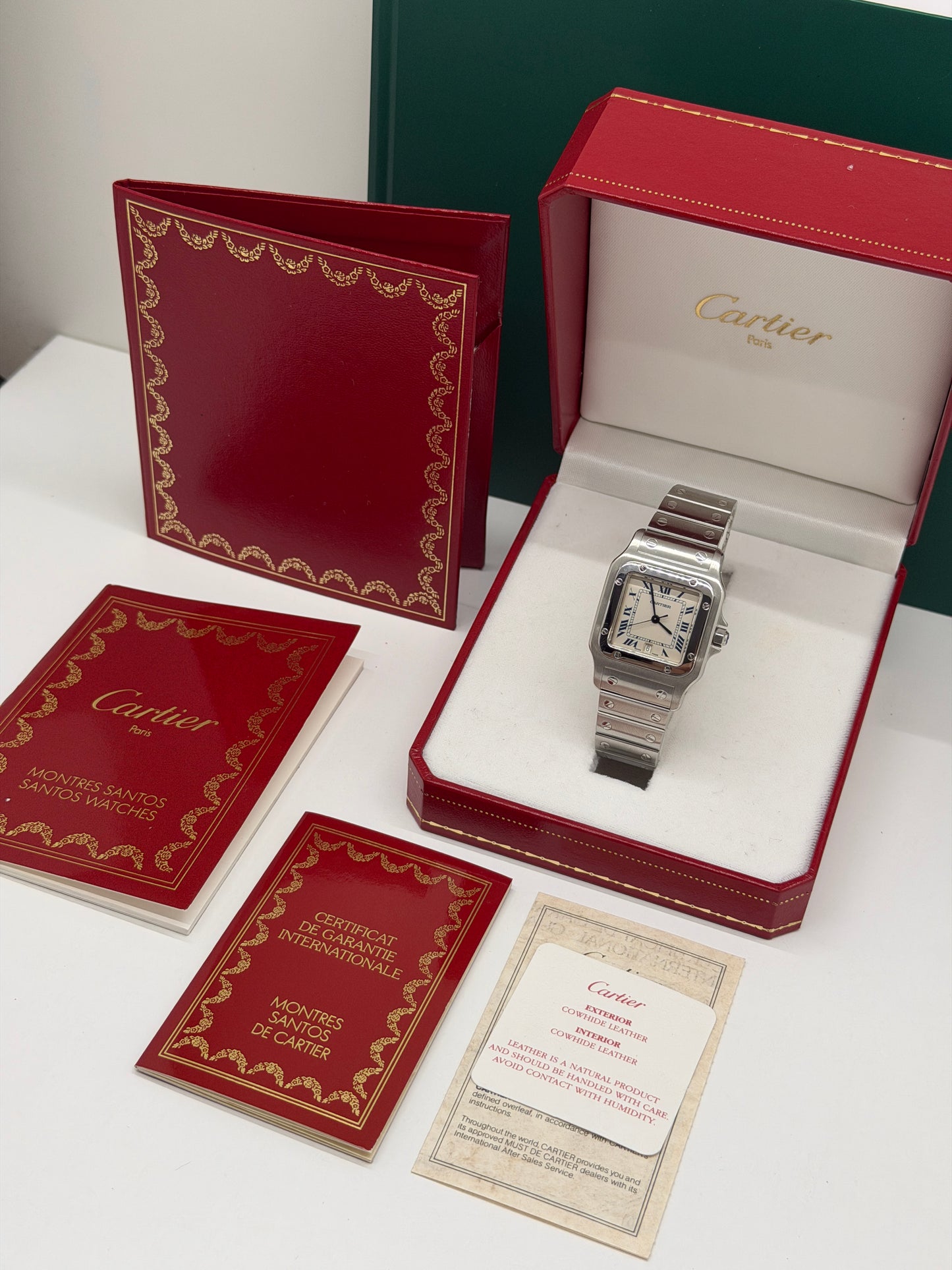 Cartier Santos Galbée - Quartz - Ref 987901 - Full Set - Year 1992