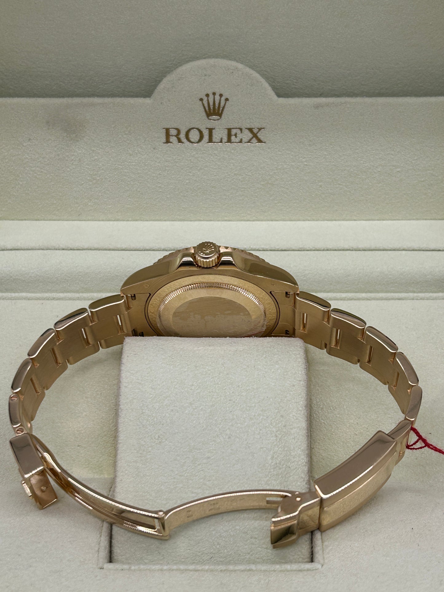 Rolex GMT-Master II - 18Kt Yellow Gold- Green Dial - Ref 116718LN - Year 2015