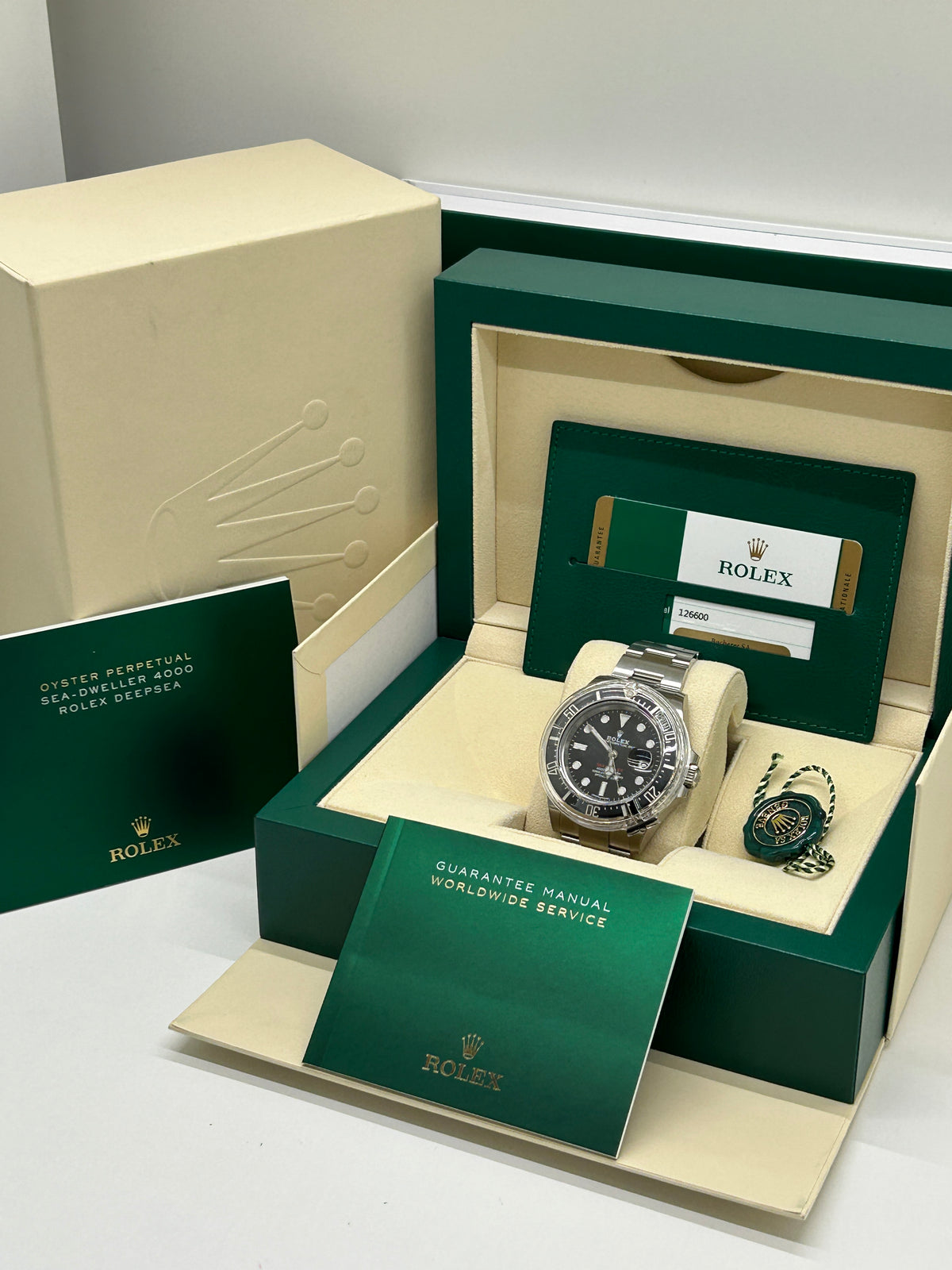 Rolex Sea-Dweller - Red Line - Ref 126600 - Full Stickers - Year 2017