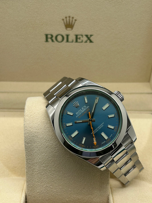 Rolex Milgauss Blue Dial - Ref 116400GV - Year 2019
