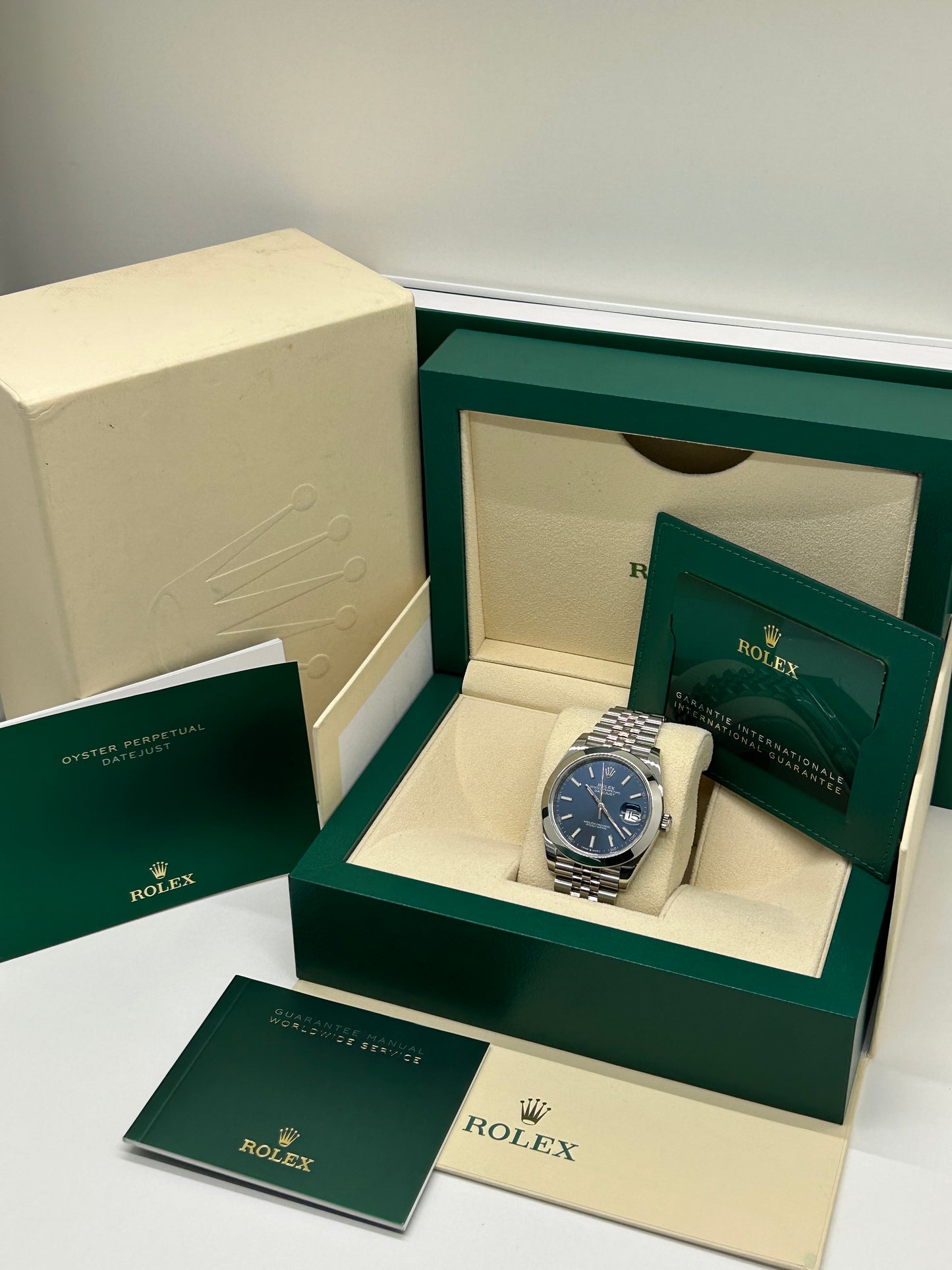 Rolex Datejust 41 - Blue Dial - Ref 126300 - Year 2021