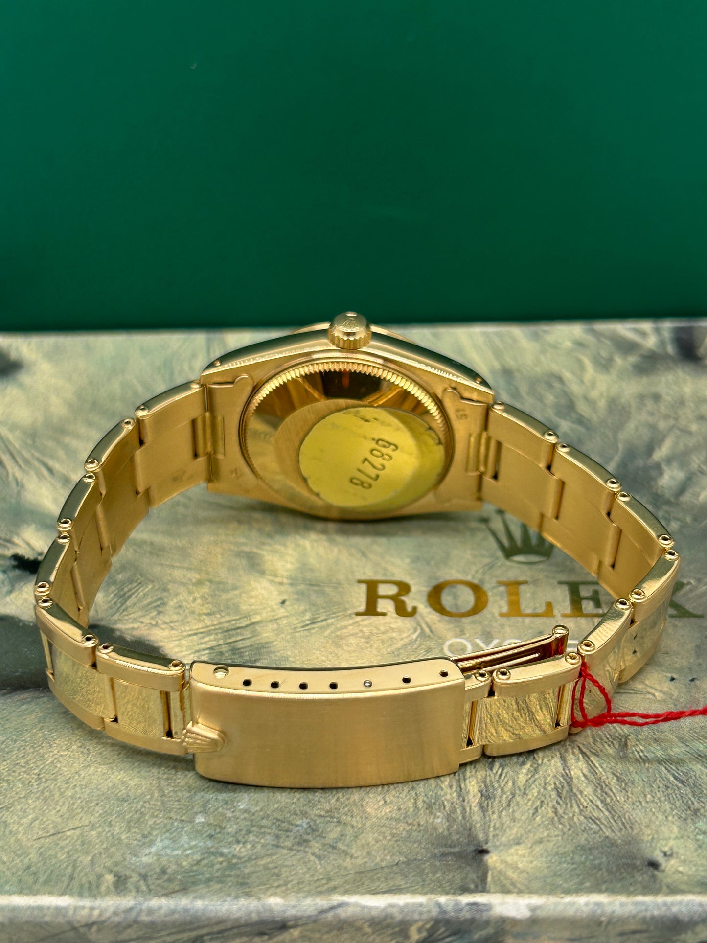 Rolex Datejust 31 - 18Kt yellow Gold - Gold Dial - Ref 68278 - Perfect Condition - Year 1987