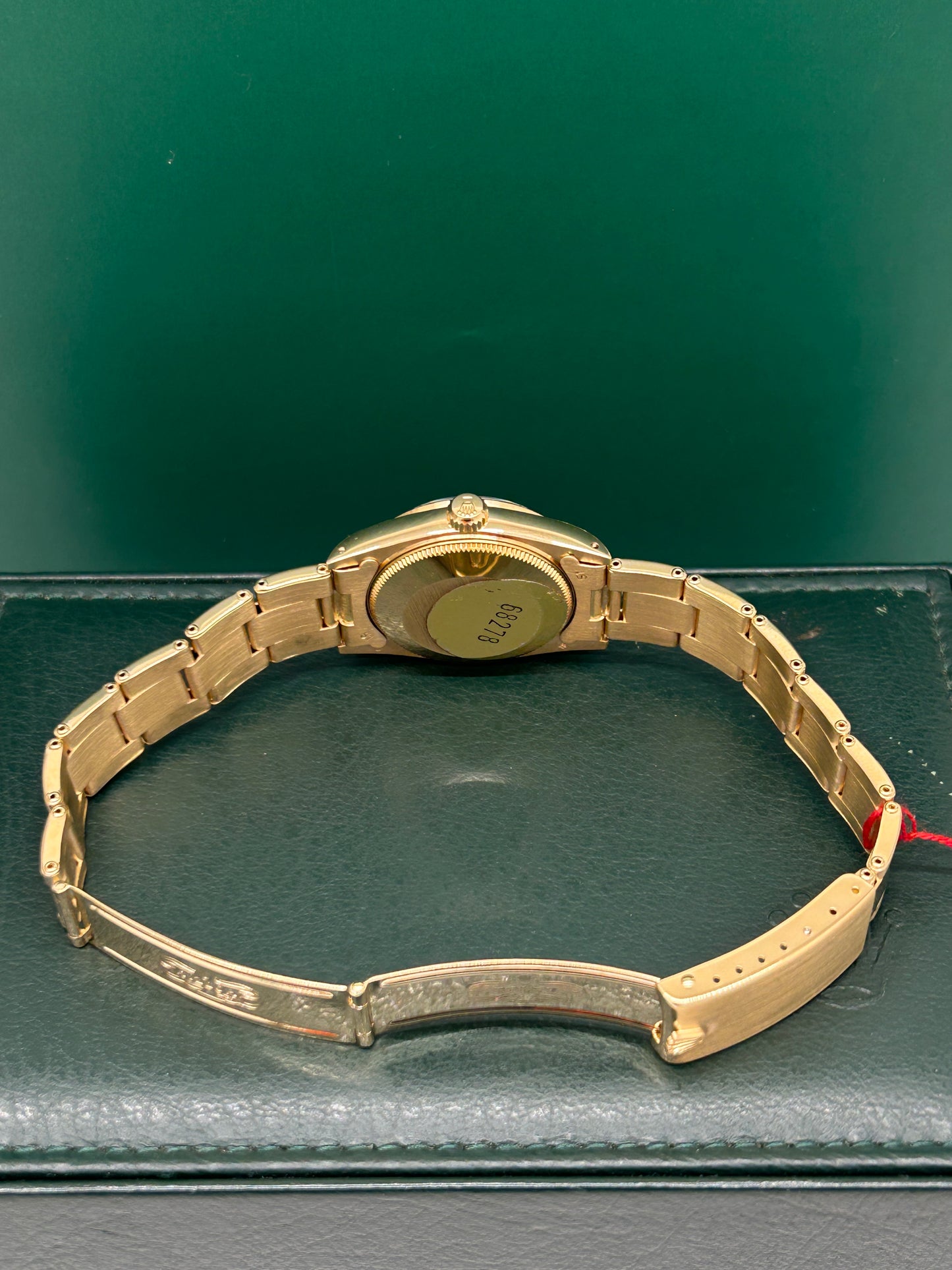 Rolex Datejust 31 - 18Kt yellow Gold - Gold Dial - Ref 68278 - Perfect Condition - Year 1987