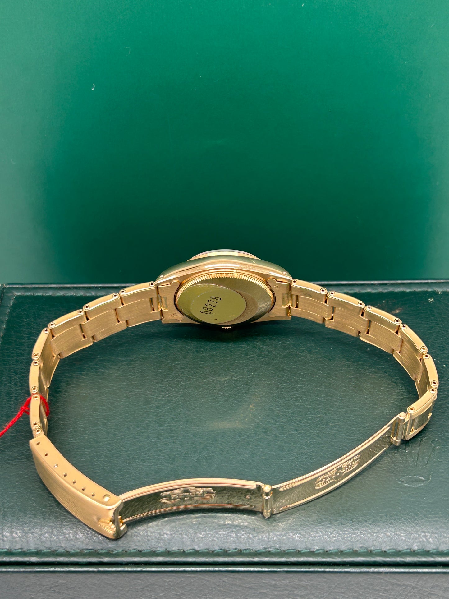 Rolex Datejust 31 - 18Kt yellow Gold - Gold Dial - Ref 68278 - Perfect Condition - Year 1987