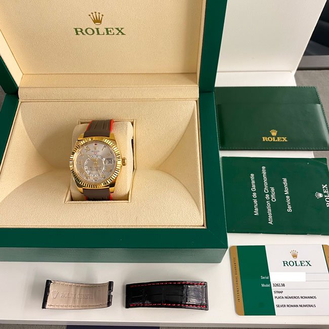 Rolex - Sky-Dweller - Ref.326138 - Yellow Gold - Year 2015