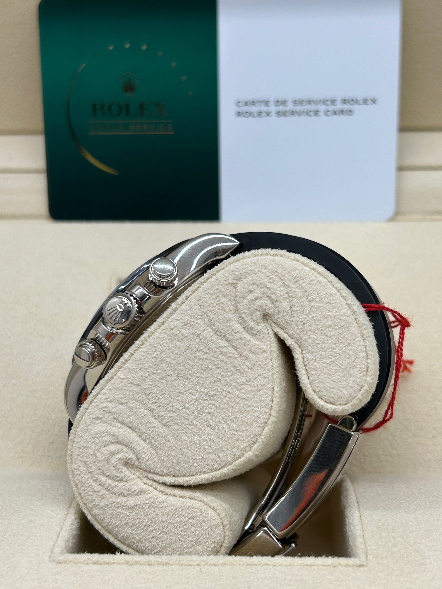 Rolex Daytona - 18Kt White Gold & Diamonds - Ref 116519LN - Rolex Service 2025
