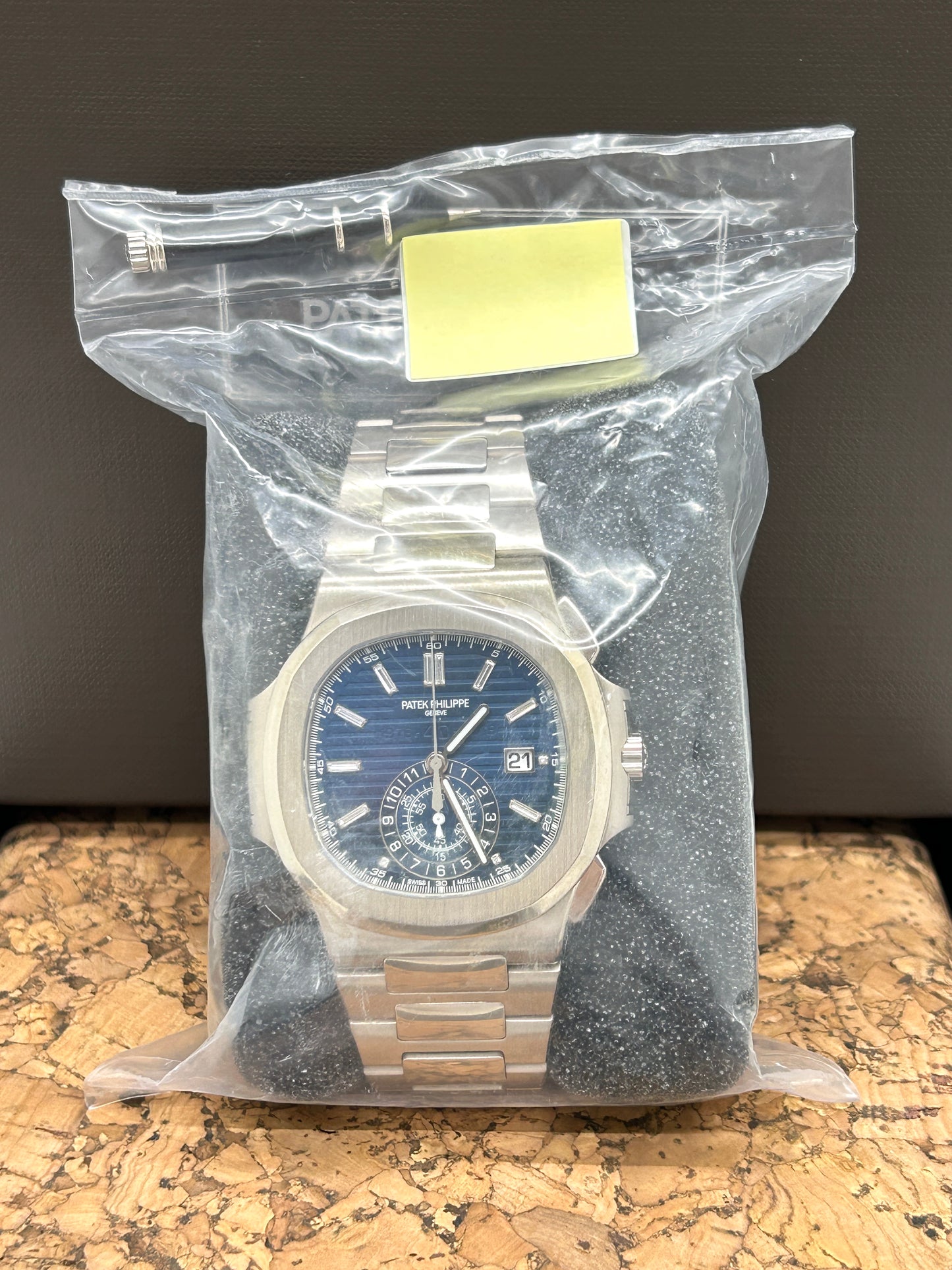 Patek Philippe Nautilus 5976/1G Chrono 40th Anniversary - White Gold Blue Dial Baguette - Factory Sealed