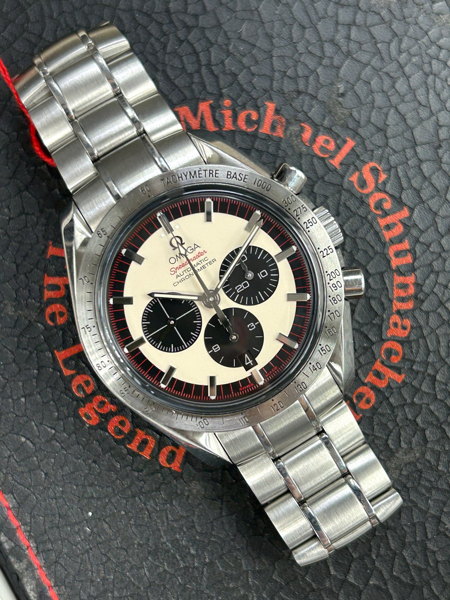 Omega Speedmaster Schumacher Legend Limited Edition - Ref 3559.3200 - Year 2004