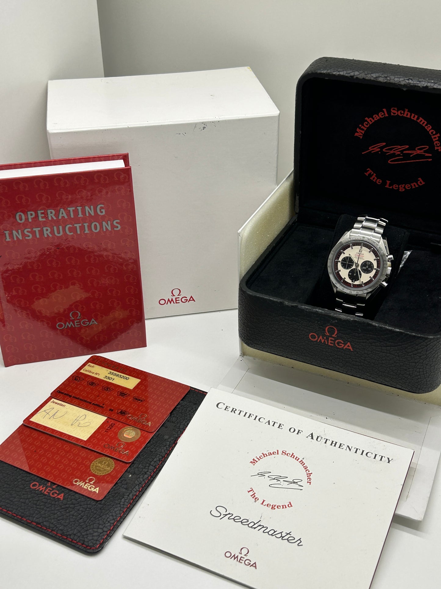 Omega Speedmaster Schumacher Legend Limited Edition - Ref 3559.3200 - Year 2004