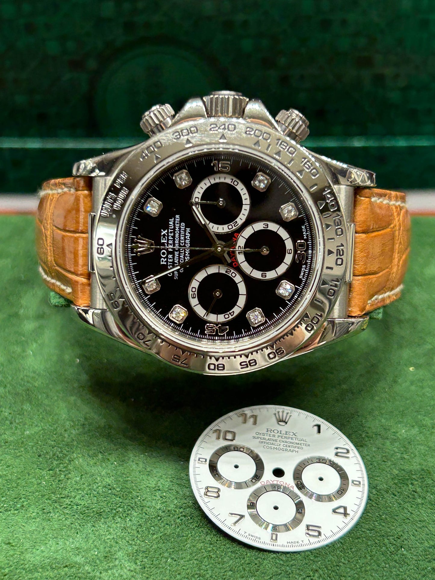 Rolex Daytona 18Kt White Gold - El Primero - Ref 16519 - Double Original Dial - Year 1998