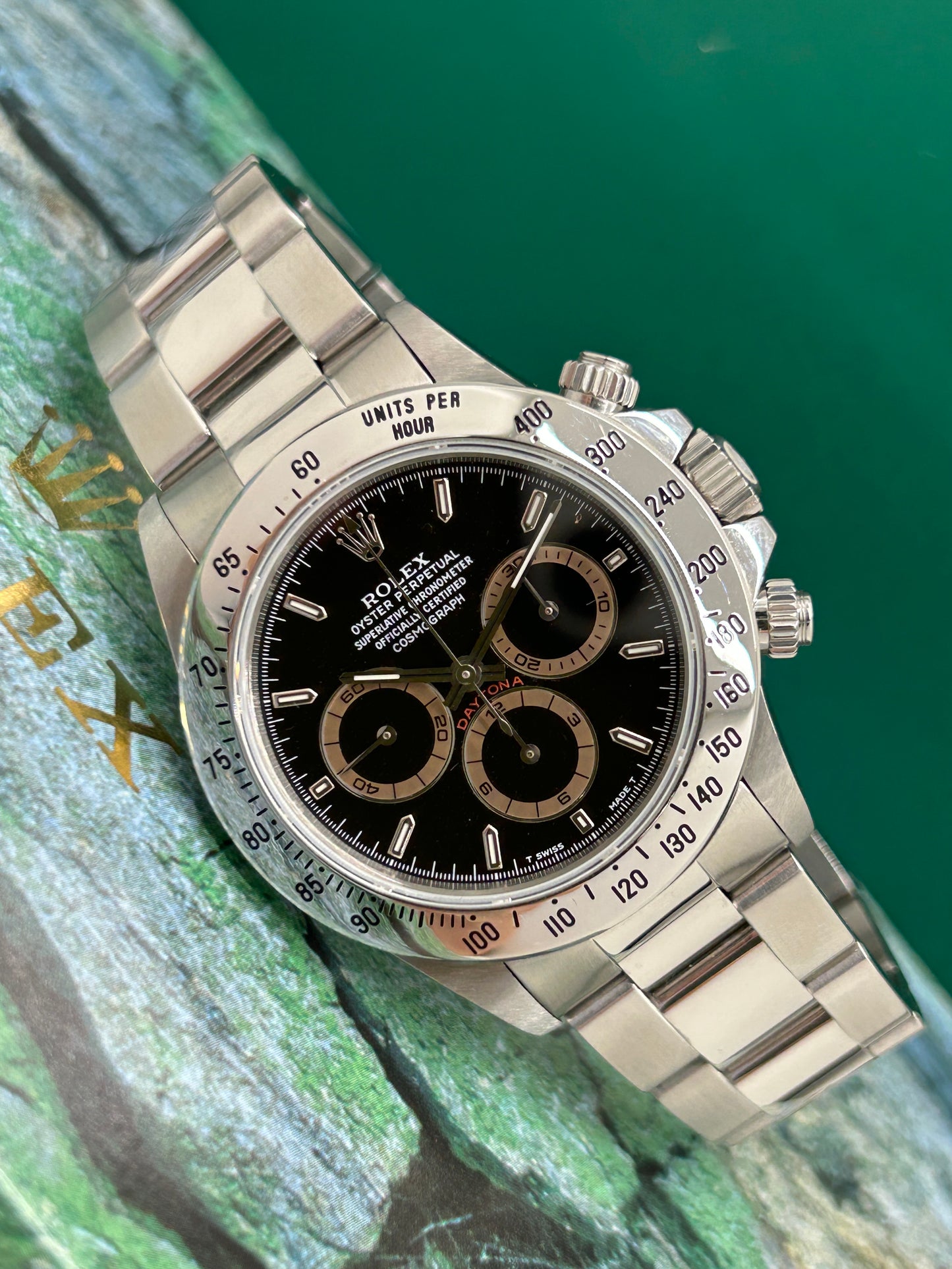 Rolex Daytona Zenith el Primero - "Patrizzi Dial"- Ser W - Ref 16520 - Year 1995