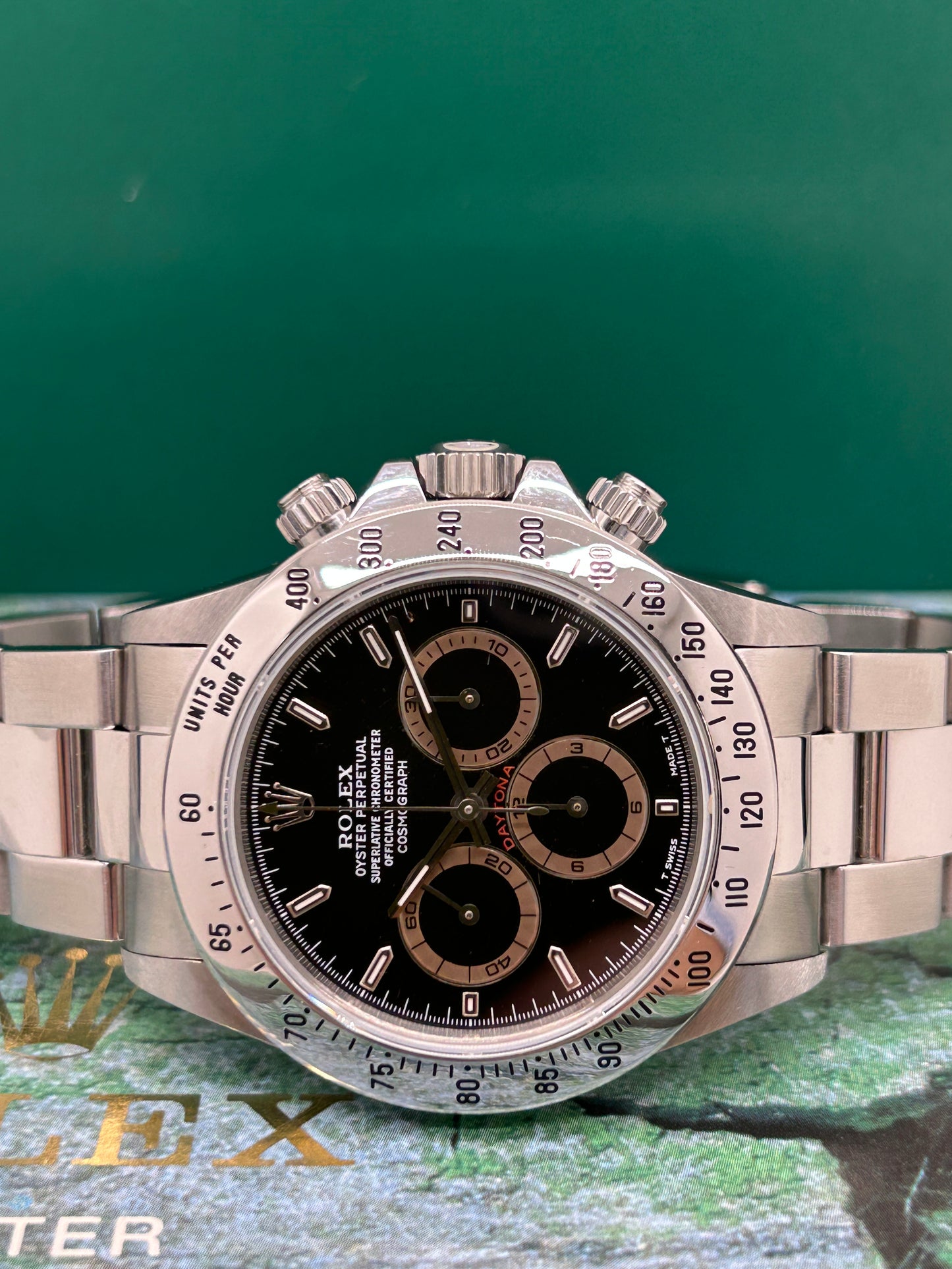 Rolex Daytona Zenith el Primero - "Patrizzi Dial"- Ser W - Ref 16520 - Year 1995