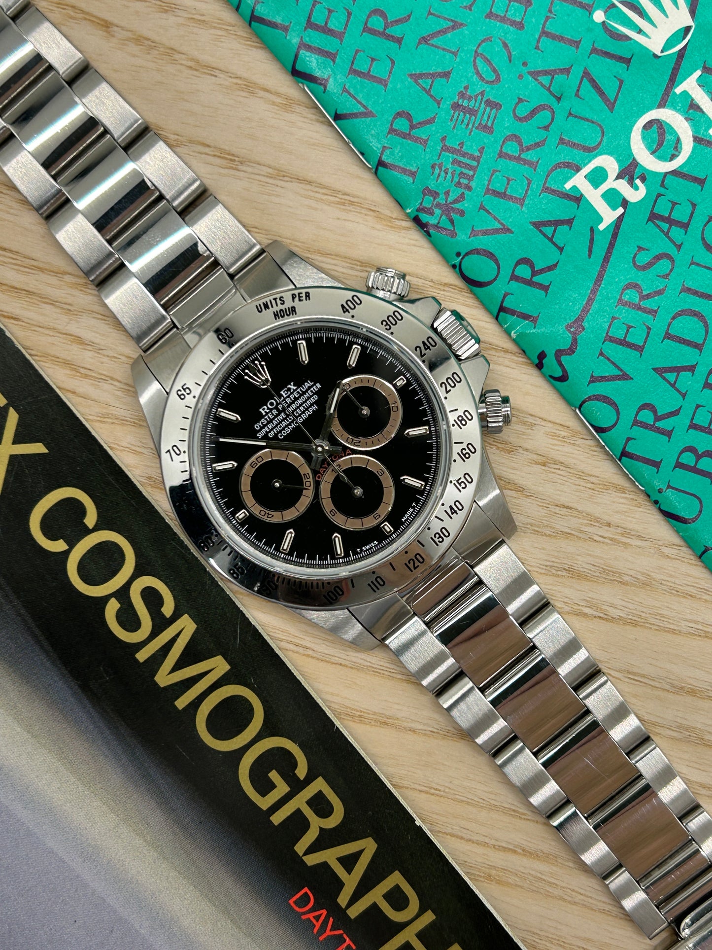 Rolex Daytona Zenith el Primero - "Patrizzi Dial"- Ser W - Ref 16520 - Year 1995