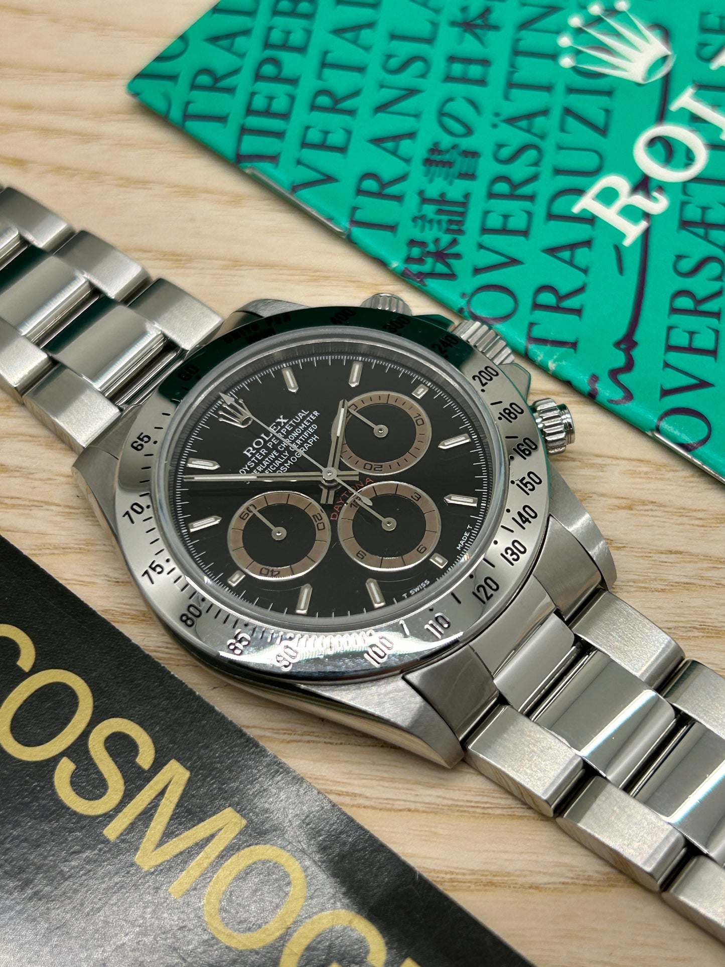 Rolex Daytona Zenith el Primero - "Patrizzi Dial"- Ser W - Ref 16520 - Year 1995