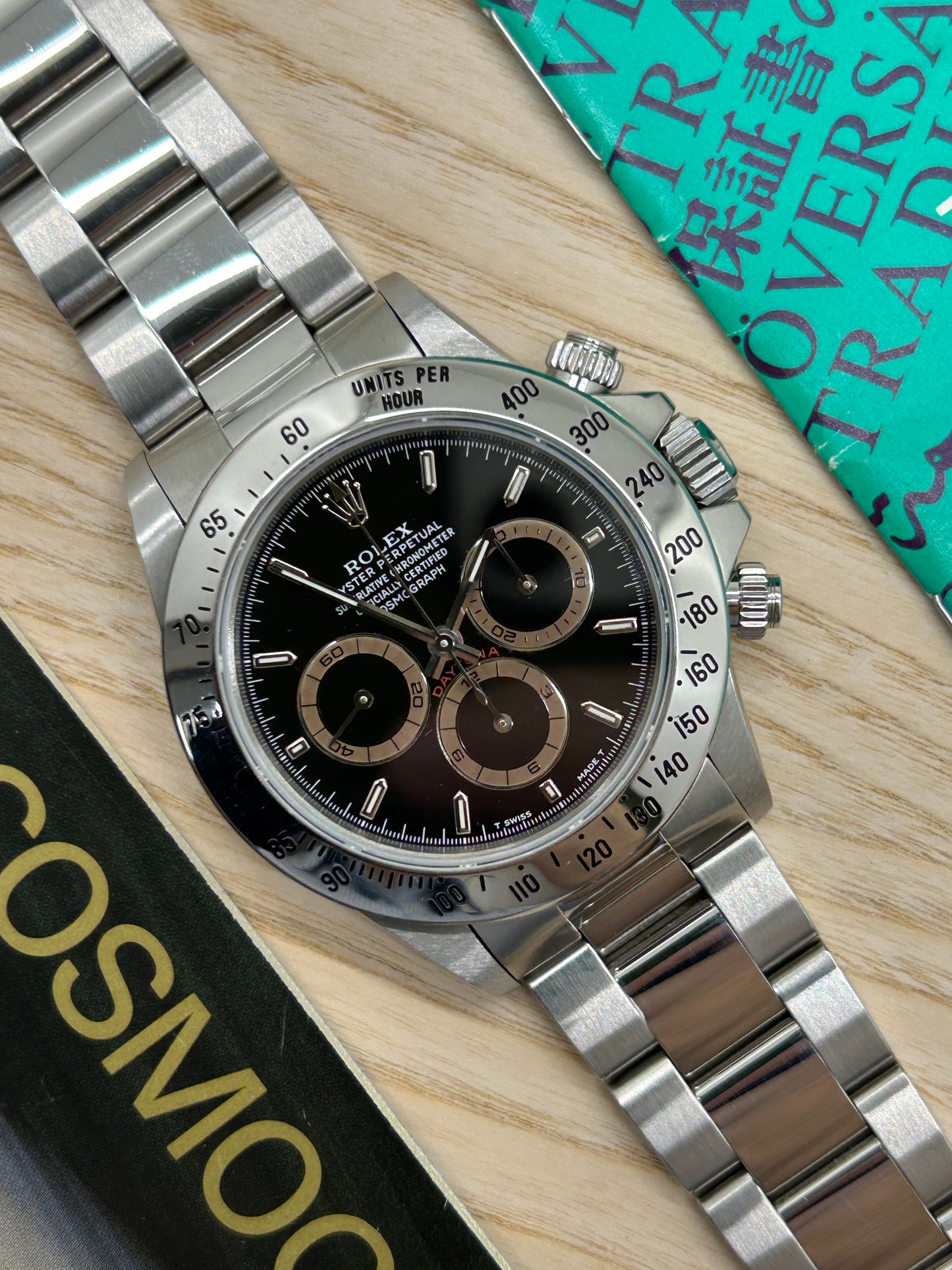 Rolex Daytona Zenith el Primero - "Patrizzi Dial"- Ser W - Ref 16520 - Year 1995