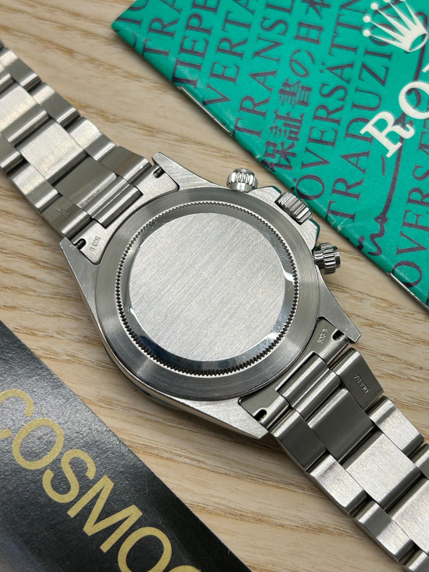 Rolex Daytona Zenith el Primero - "Patrizzi Dial"- Ser W - Ref 16520 - Year 1995