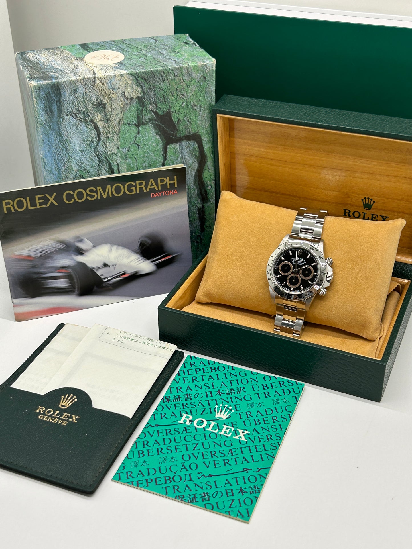 Rolex Daytona Zenith el Primero - "Patrizzi Dial"- Ser W - Ref 16520 - Year 1995
