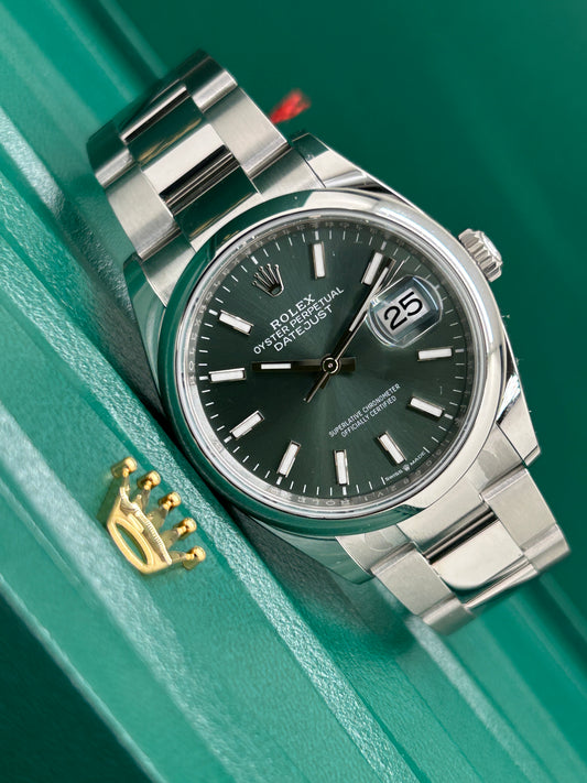 Rolex Datejust 36 - Green Mint Dial - Ref 126200 - New 2025
