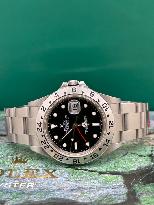 Rolex Explorer II - Black Dial - Ref 16570 - Perfect Condition - Year 2006