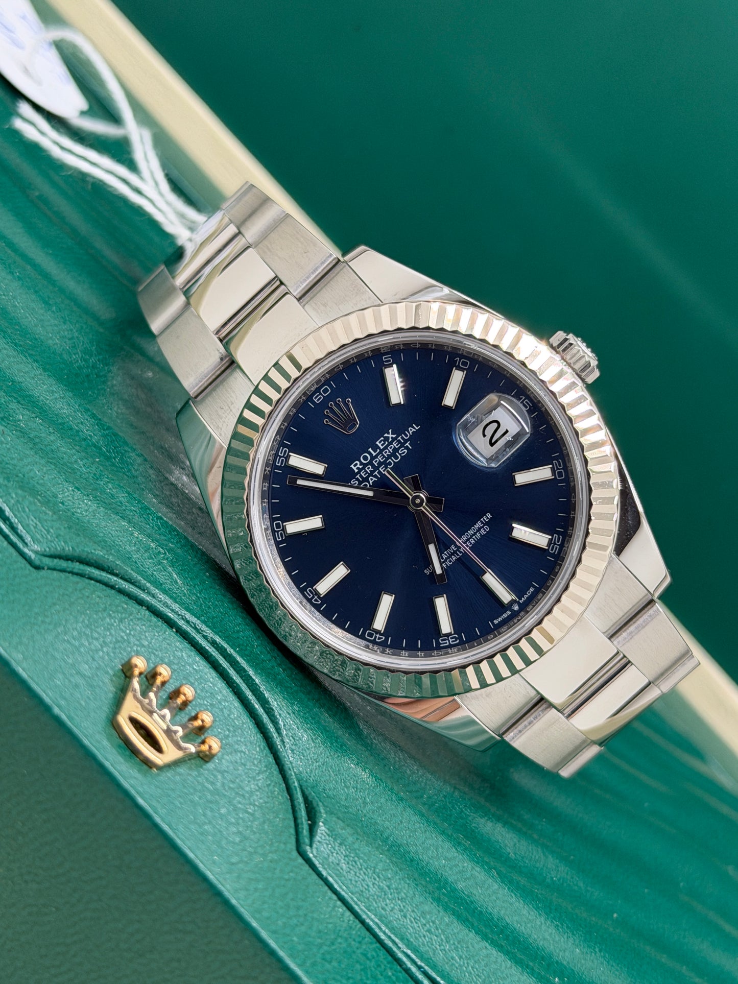 Rolex Datejust 41 - Blue Dial - Ref 126334 New 2020