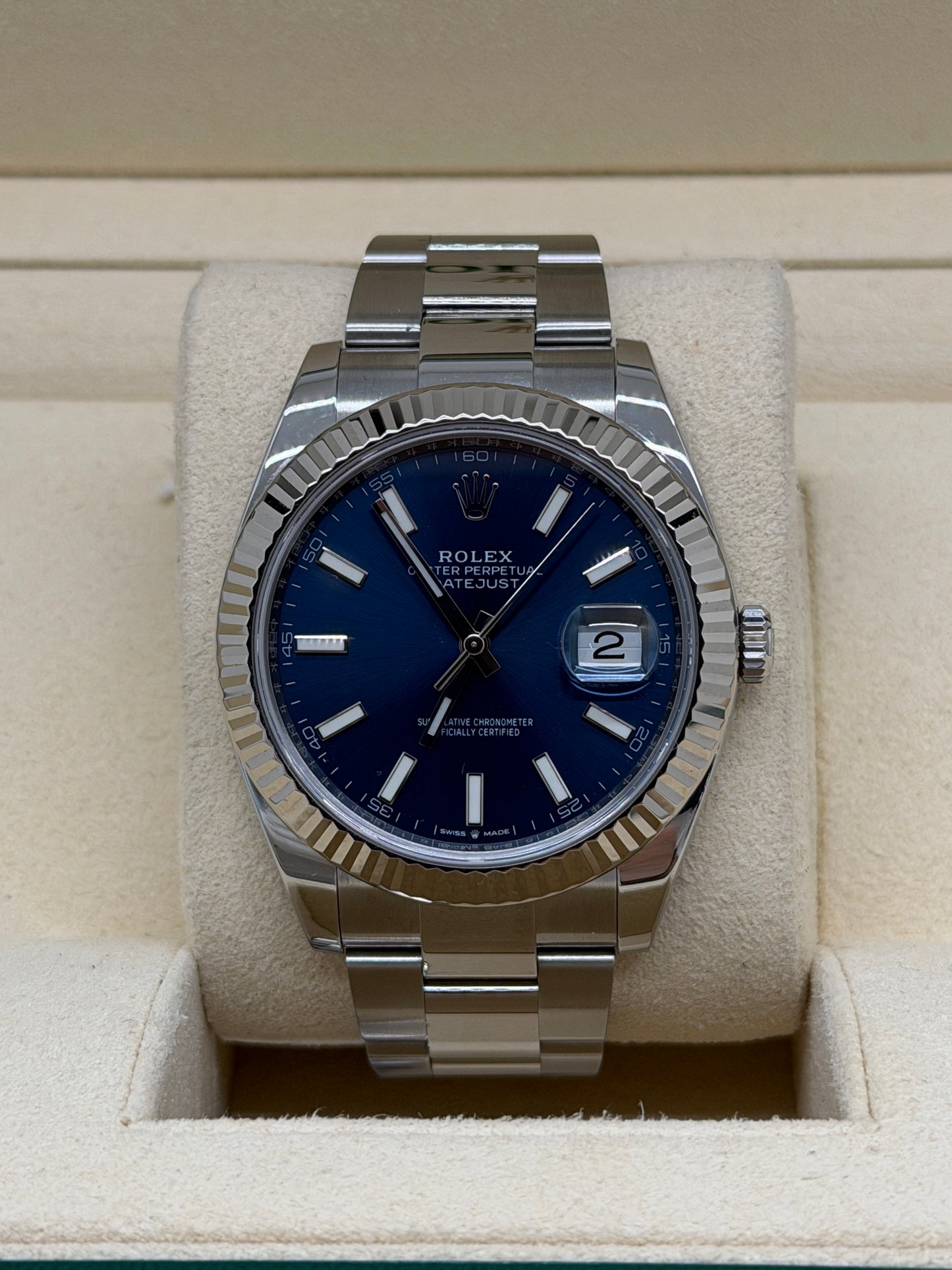 Rolex Datejust 41 - Blue Dial - Ref 126334 New 2020