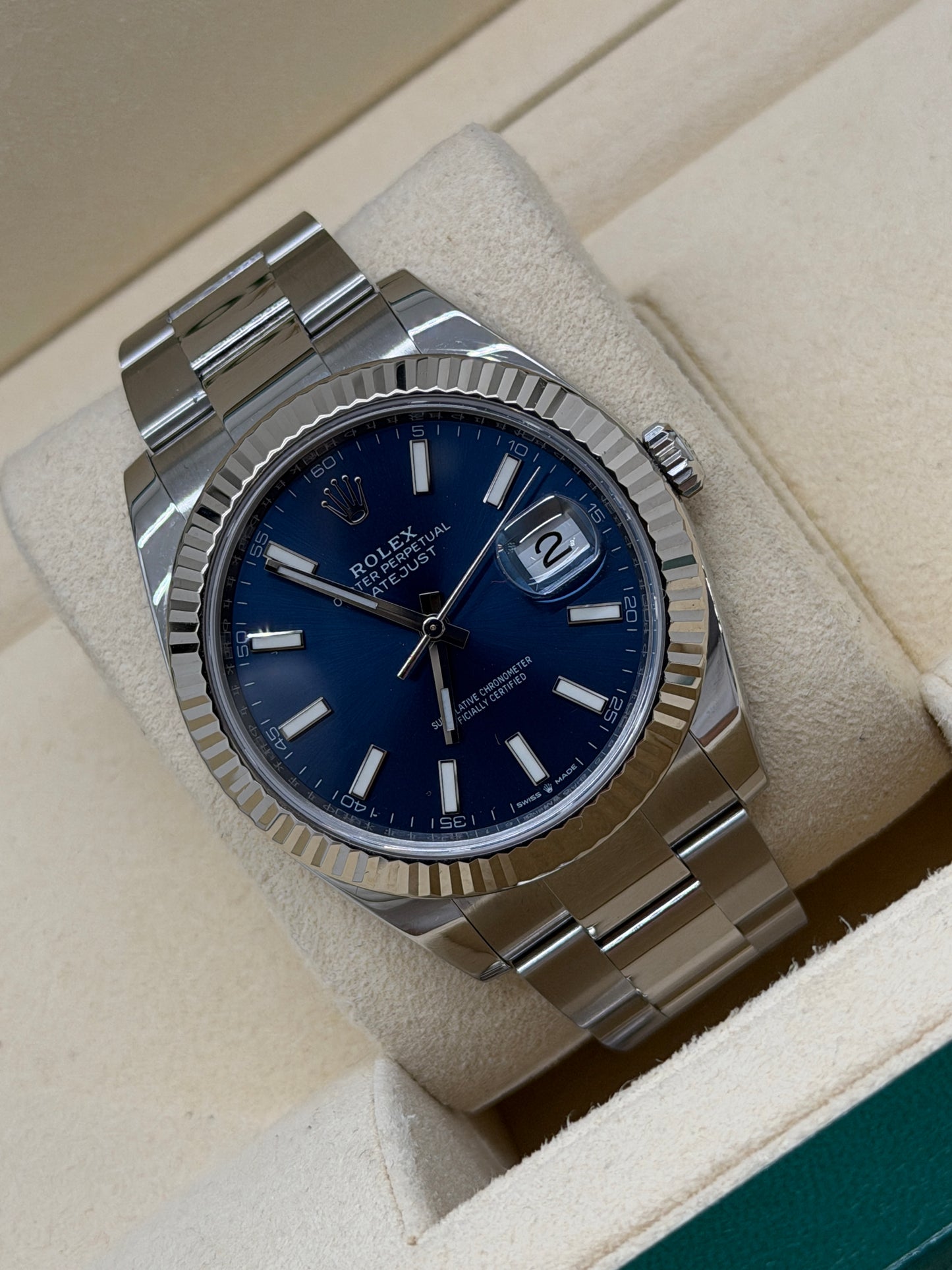 Rolex Datejust 41 - Blue Dial - Ref 126334 New 2020
