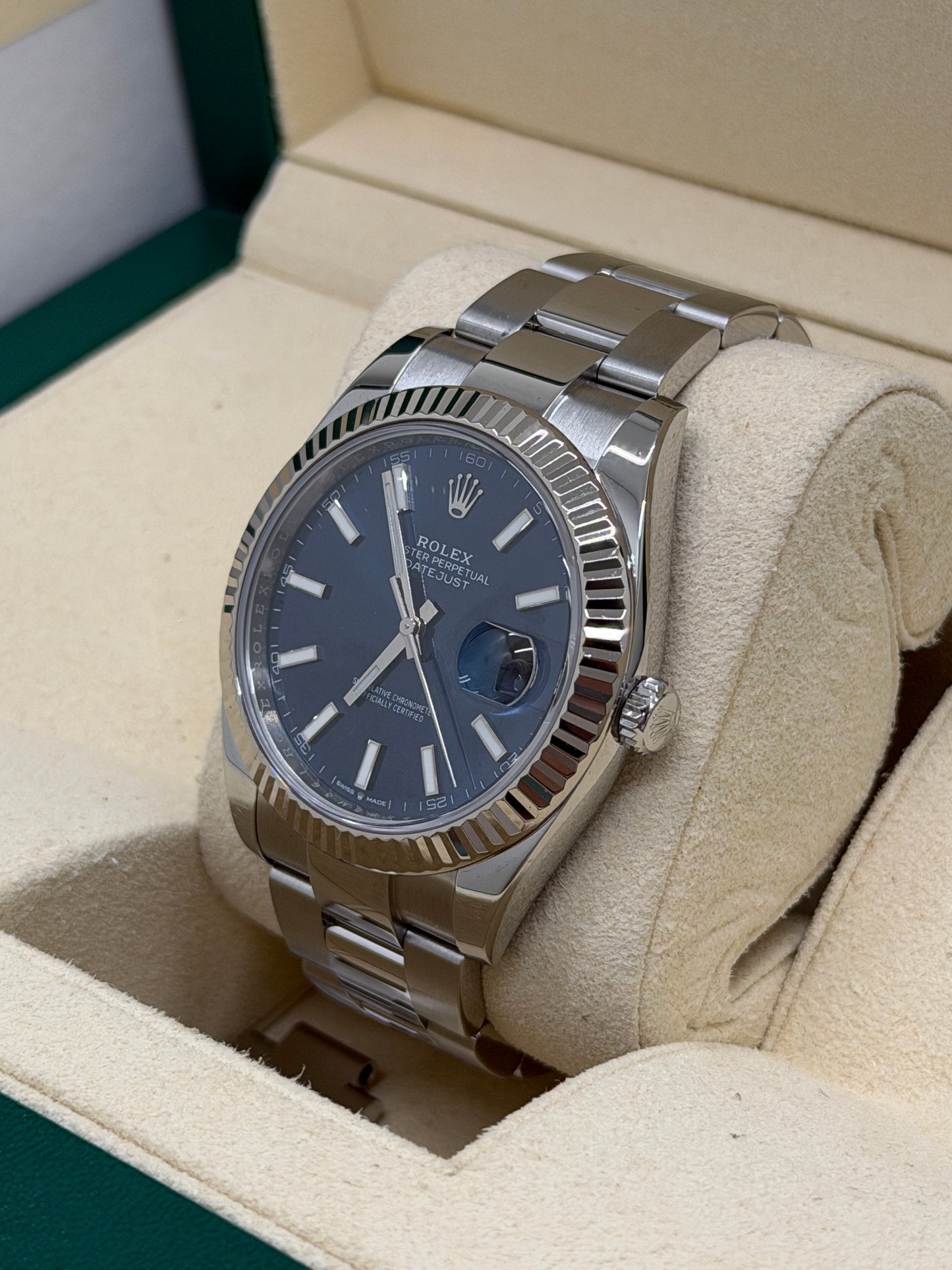 Rolex Datejust 41 - Blue Dial - Ref 126334 New 2020