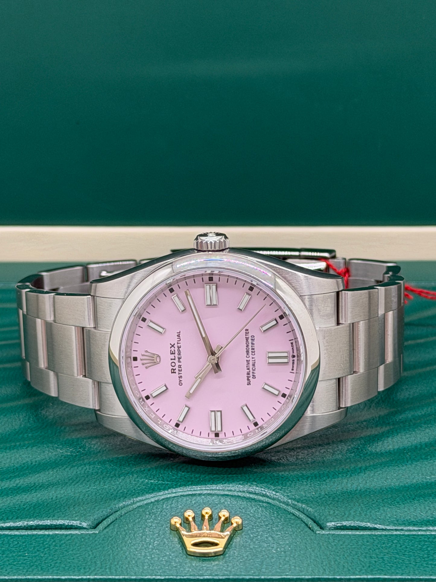 Rolex Oyster Perpetual 36 - Pink Dial - New 2023 Partially Stickers Ref 126000