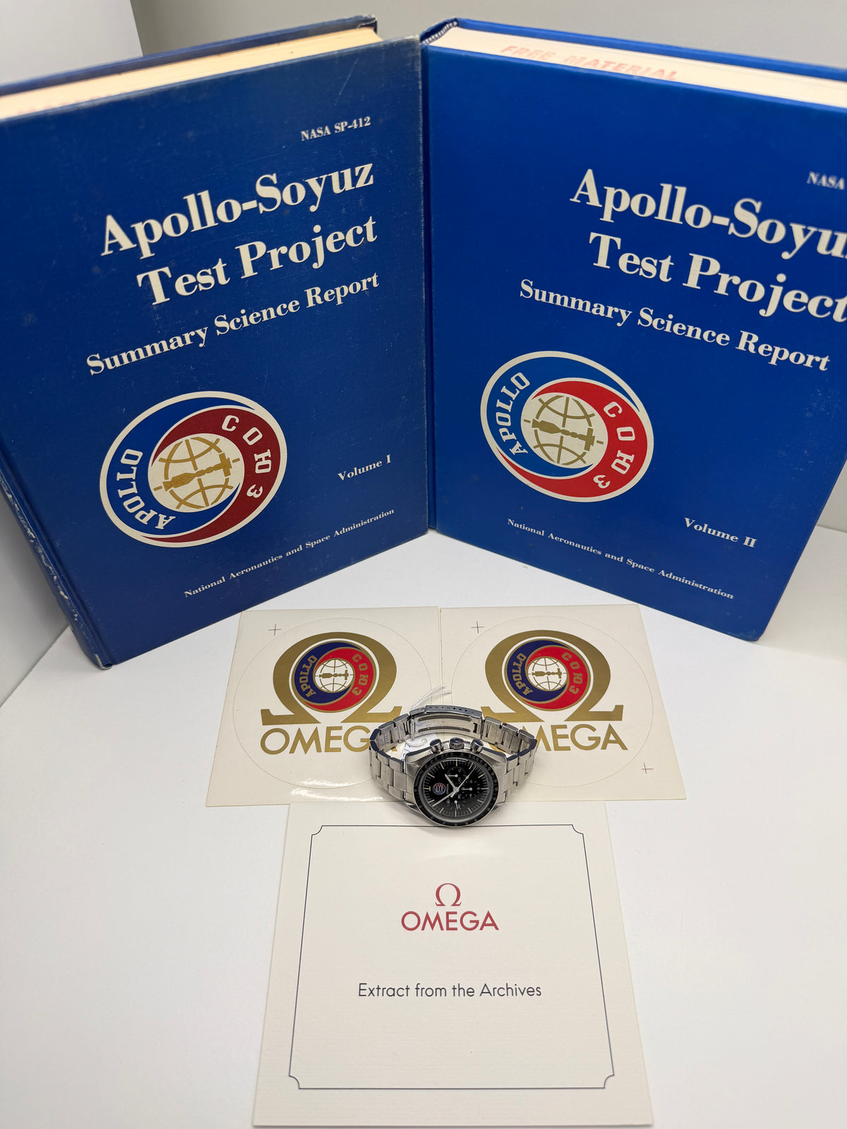 Omega Speedmaster Professional Moonwatch Apollo - Soyuz - Limited Edition Ita 500pz Ref. ST145.022 - Never Polished - Year 1976 - Omega Extract From The Archives