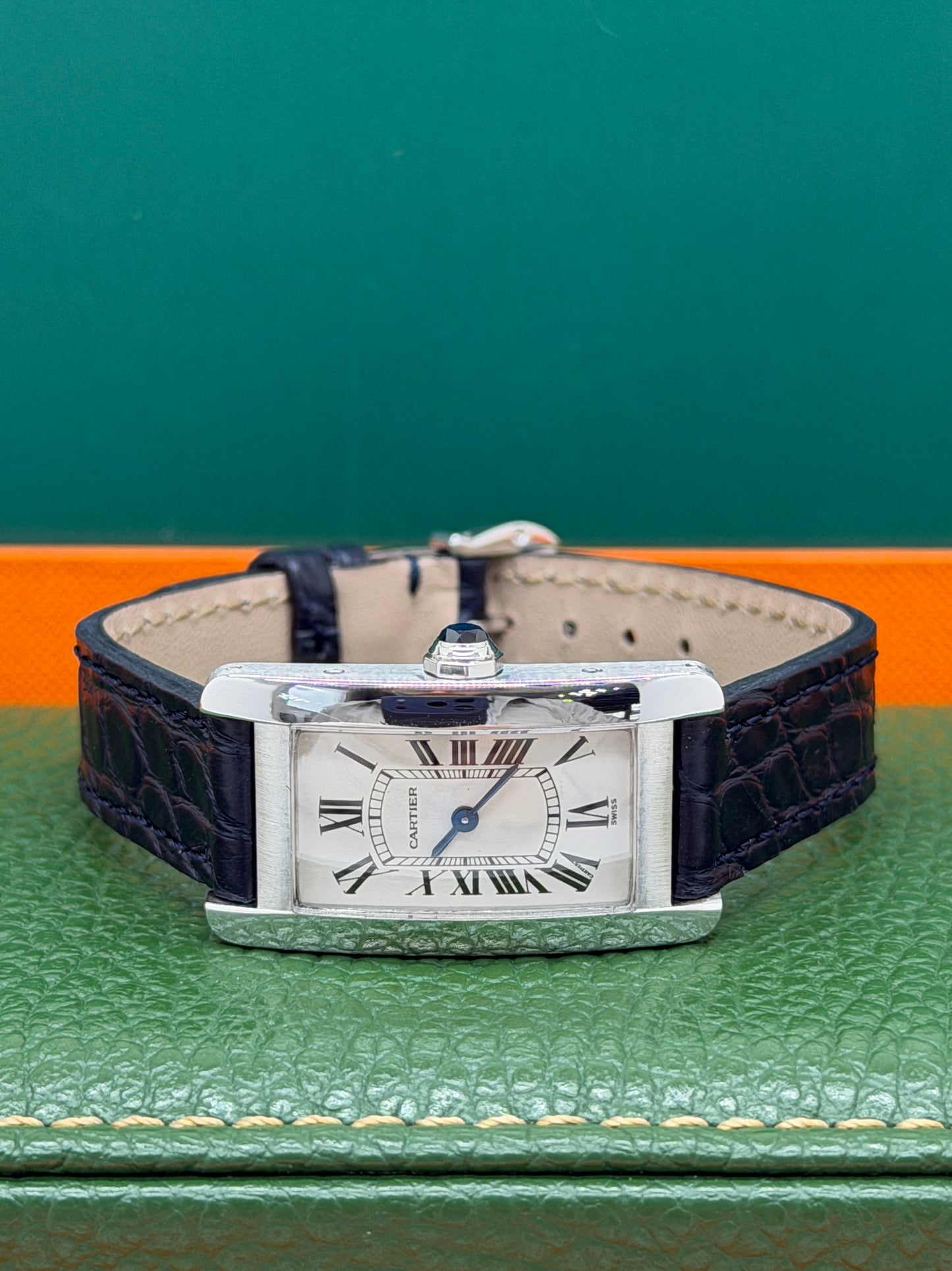 Cartier Tank Américaine Ladies - Ref 1713 - 18Kt White Gold