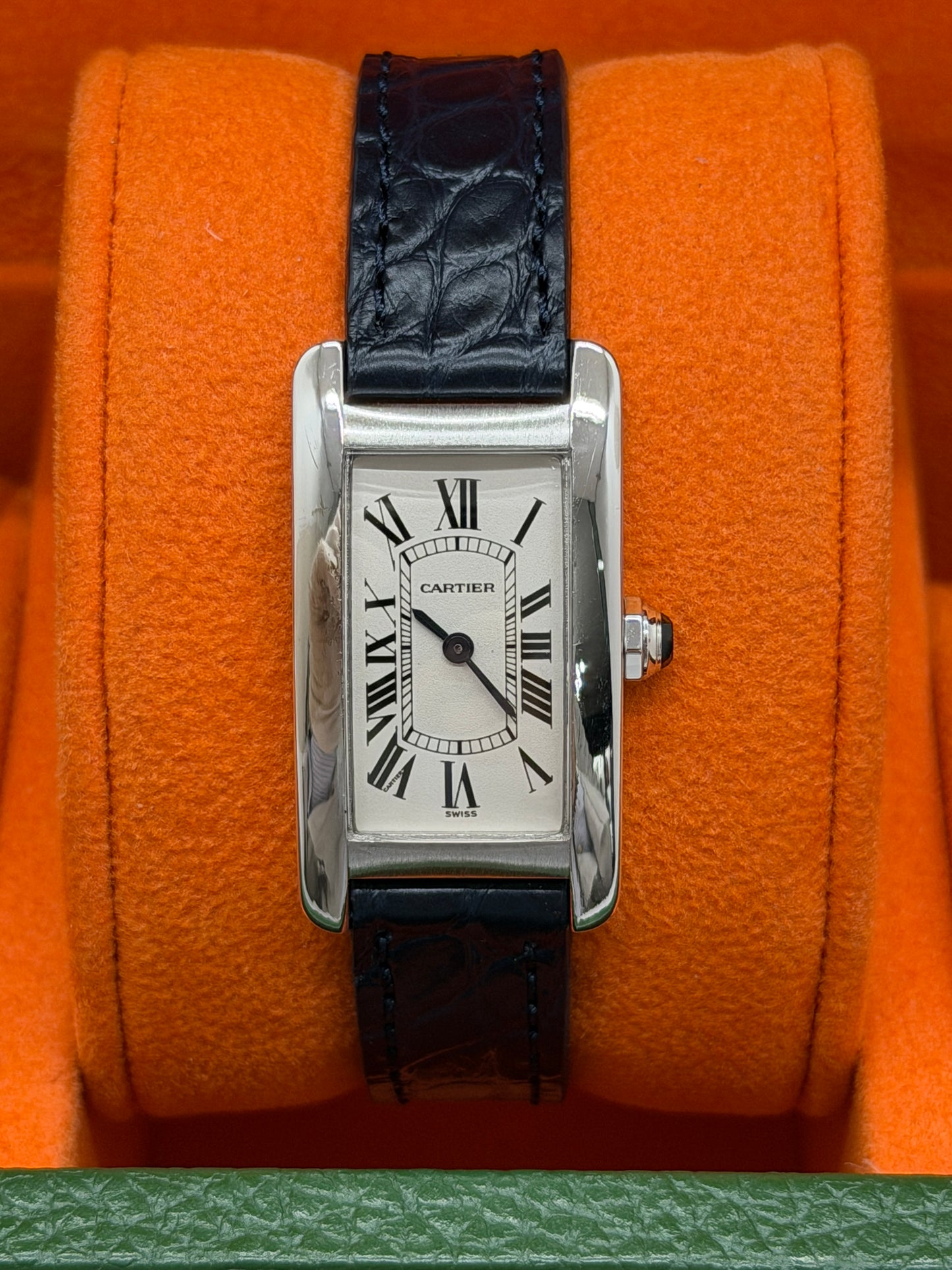 Cartier Tank Américaine Ladies - Ref 1713 - 18Kt White Gold