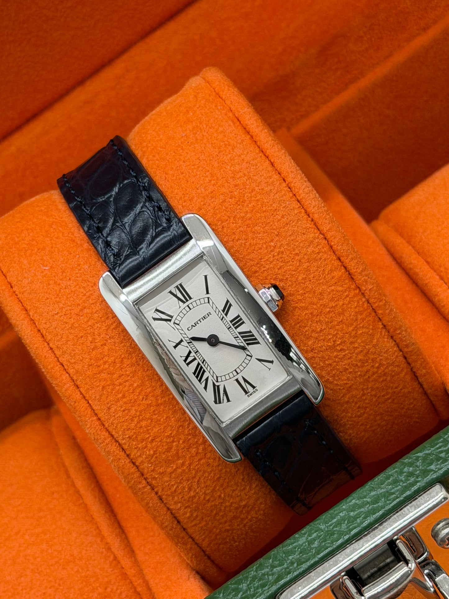 Cartier Tank Américaine Ladies - Ref 1713 - 18Kt White Gold