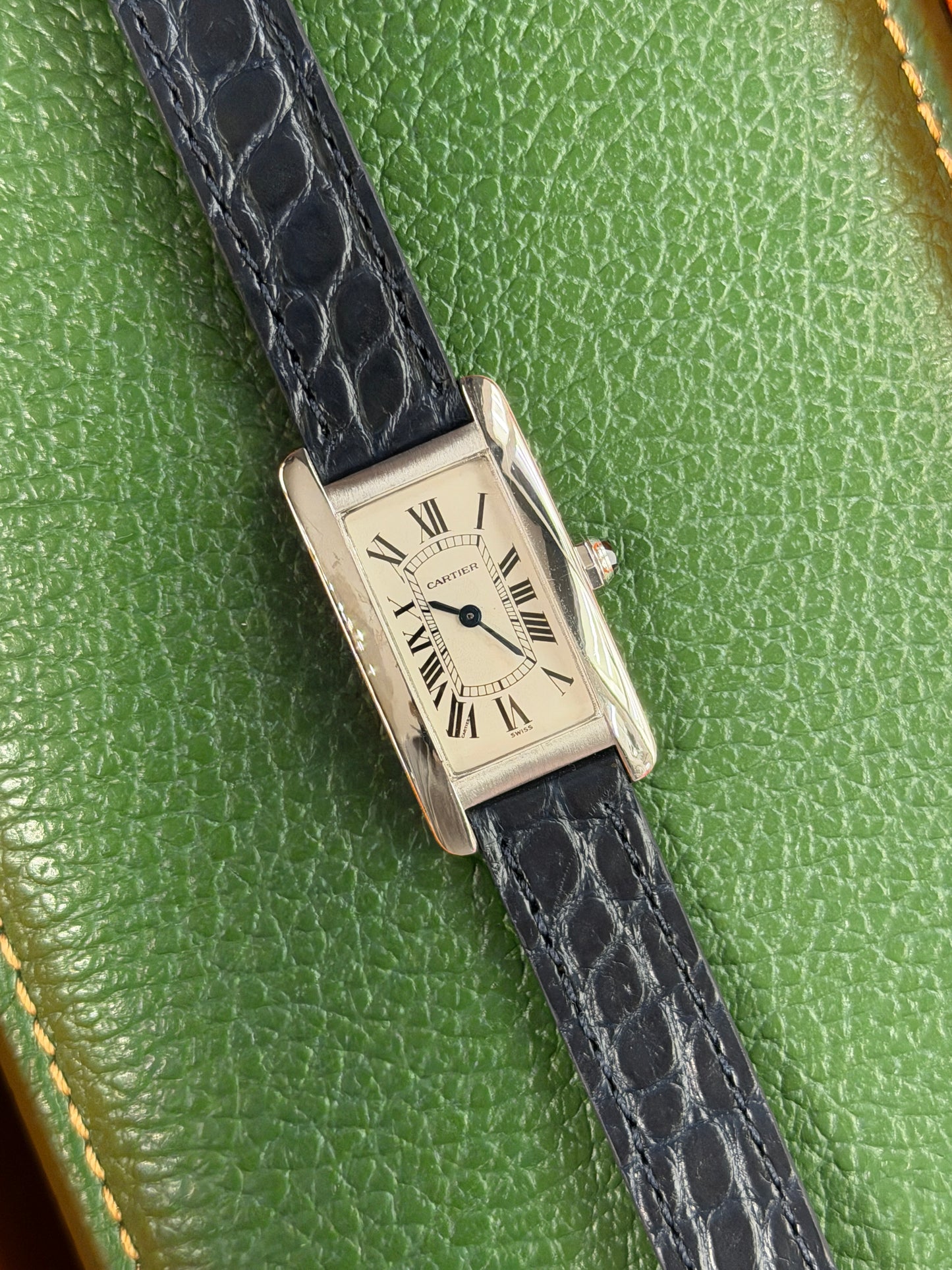 Cartier Tank Américaine Ladies - Ref 1713 - 18Kt White Gold