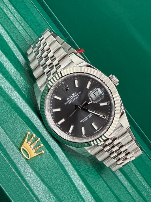 Rolex Datejust 41 Rhodium Dial Ref 126334 New 2025