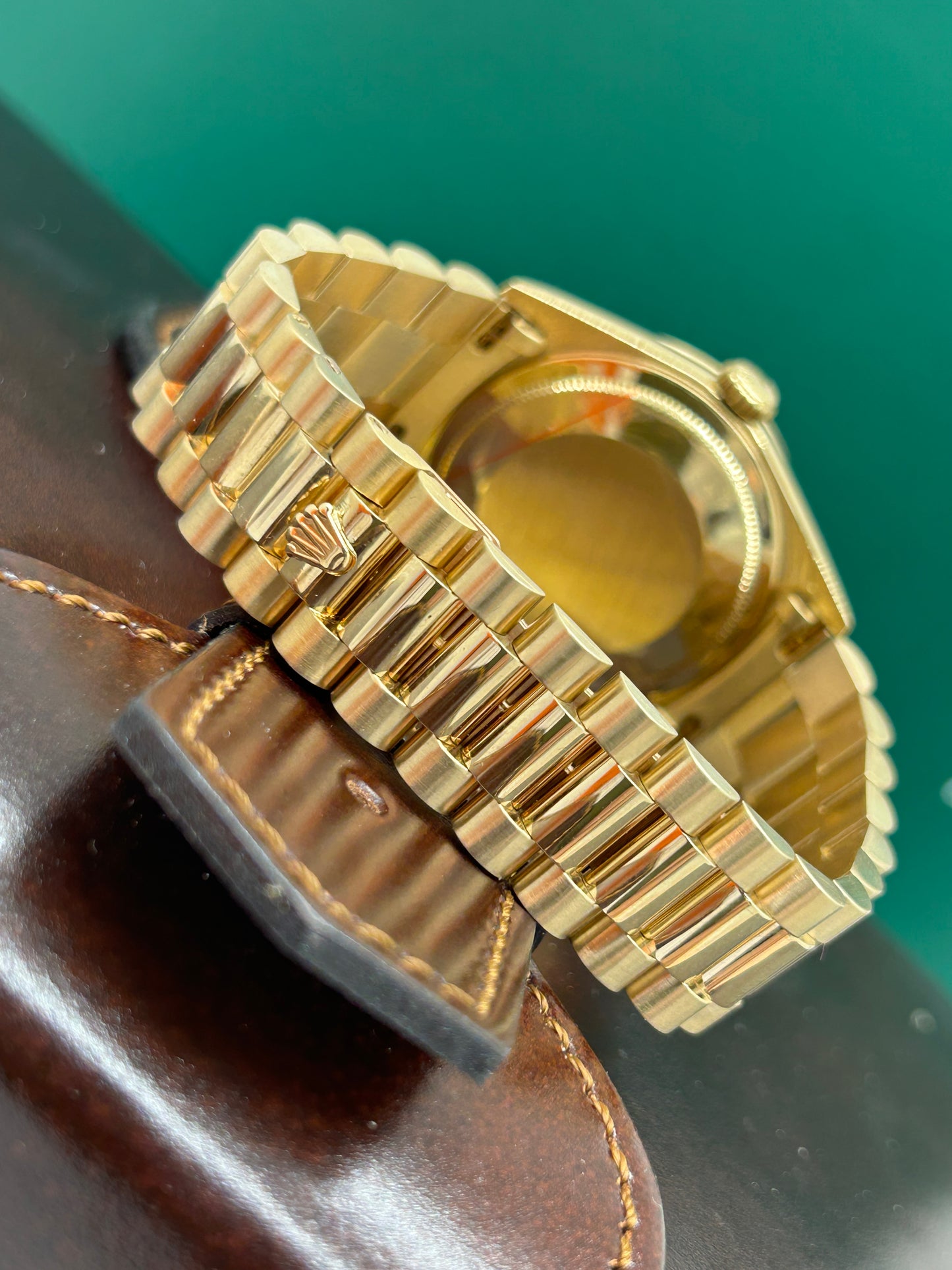 Rolex Day-Date 36 Ref 18238 - Factory Diamonds & Rubins Dial - Year 1992