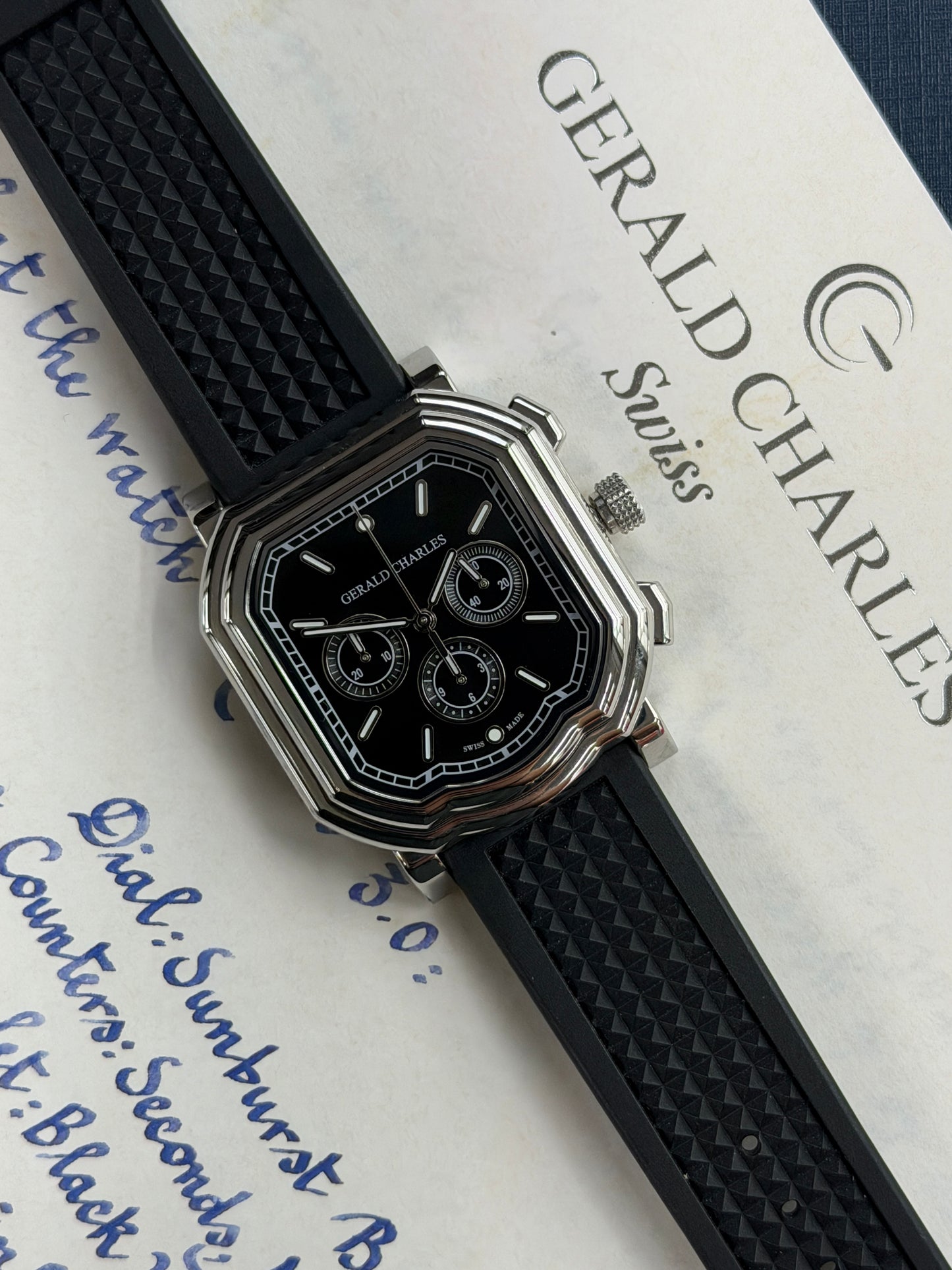 Gerald Charles Maestro 3.0 Chronograph - Black Dial - Like New 2026 Ref. GC3.0-A-00