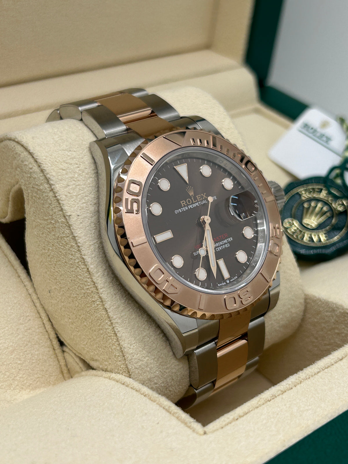 Rolex Yacht-Master 40 - Chocolate Dial - Ref.126621 - 18KT Everose & Steel - Year 2023