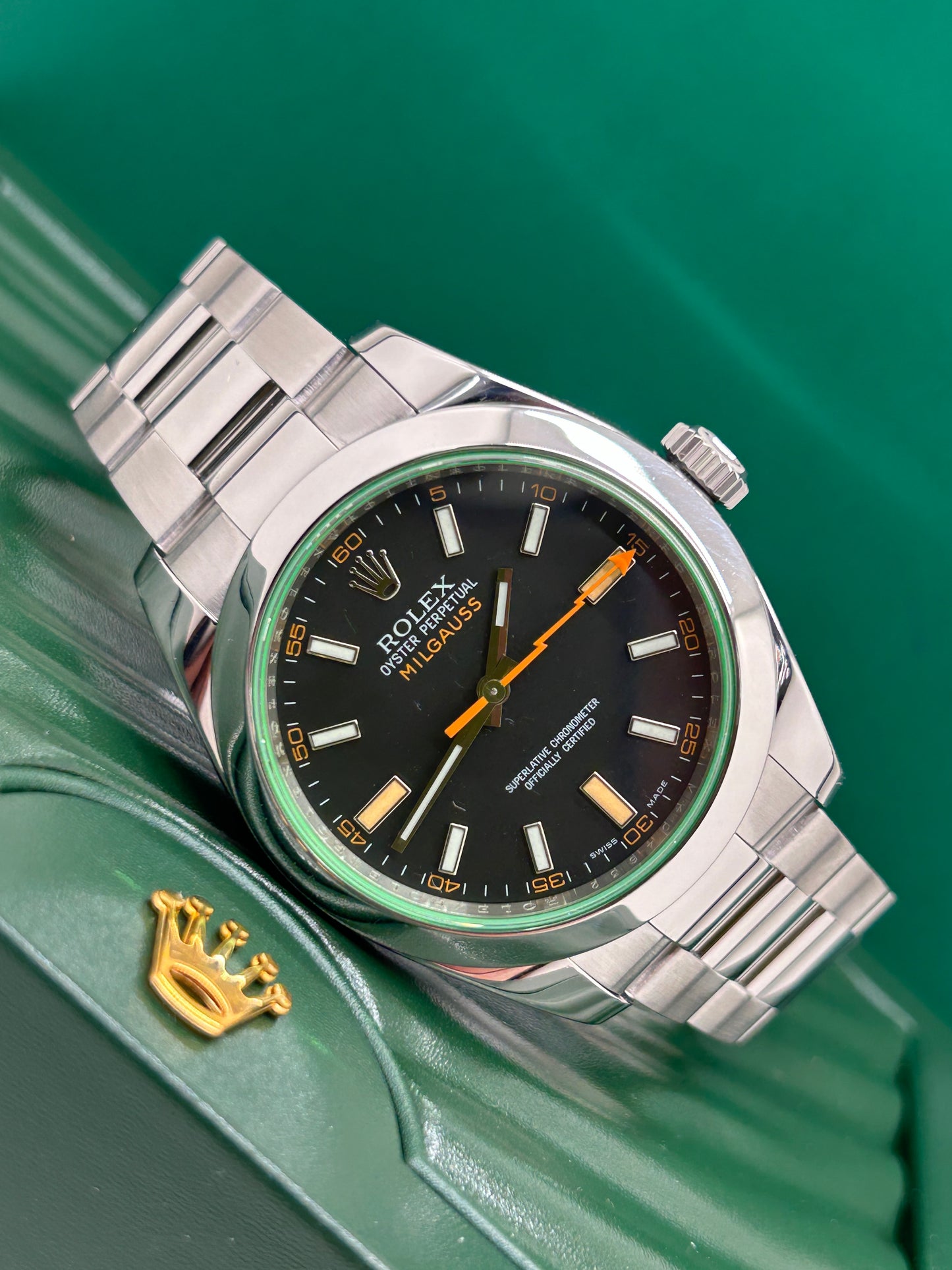 Rolex Milgauss - REF.116400GV - Black Dial