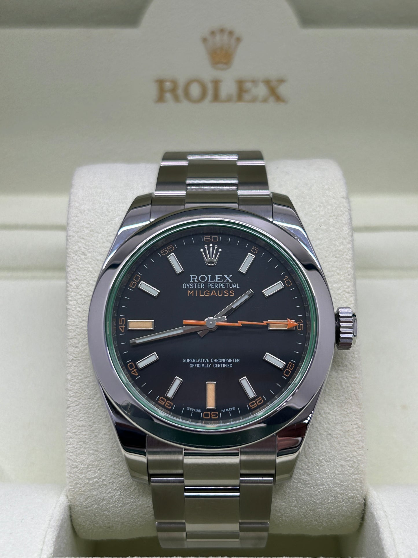 Rolex Milgauss - REF.116400GV - Black Dial