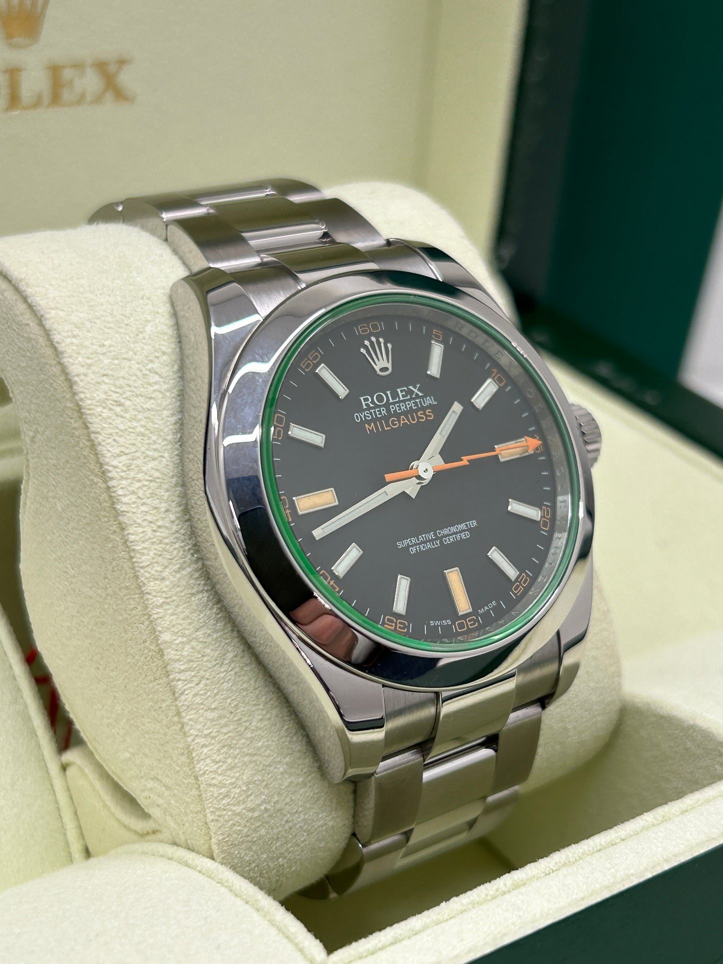 Rolex Milgauss - REF.116400GV - Black Dial