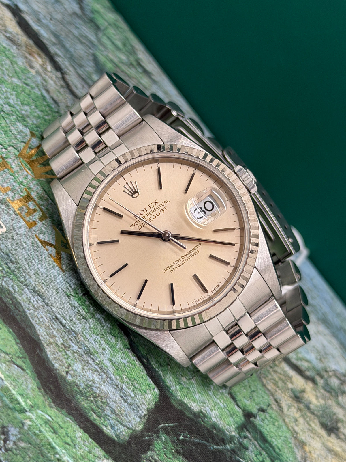 Rolex Datejust Argentee Dial - Ref 16234 - Year 2003